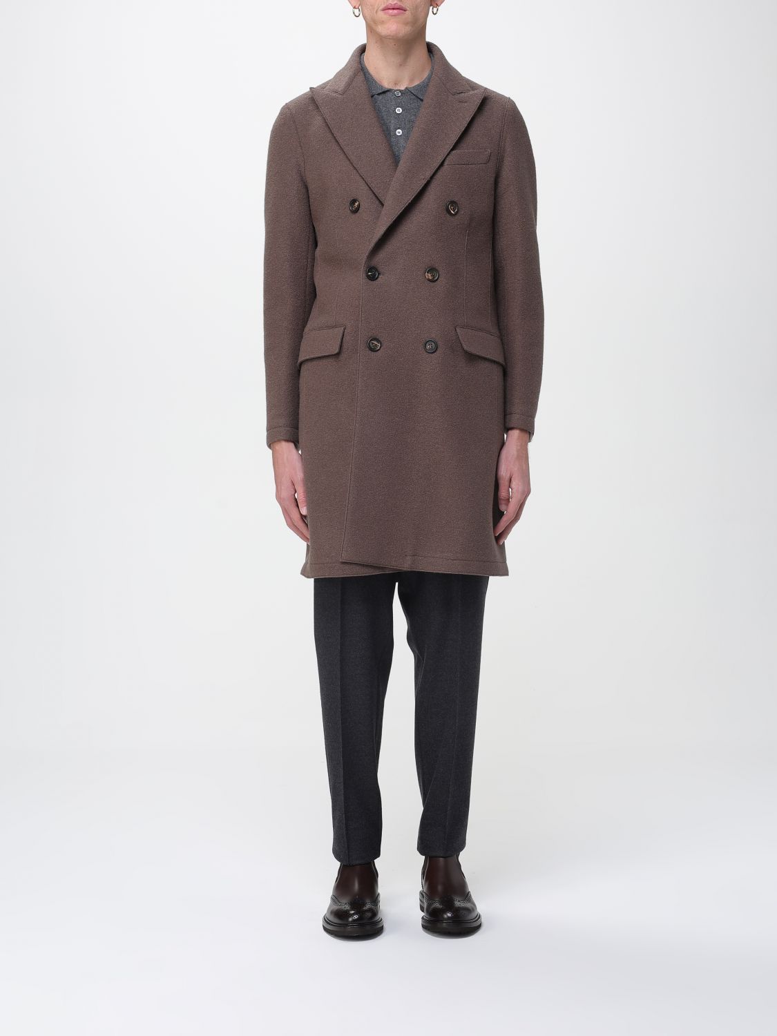 Eleventy Coat  Men Color Brown