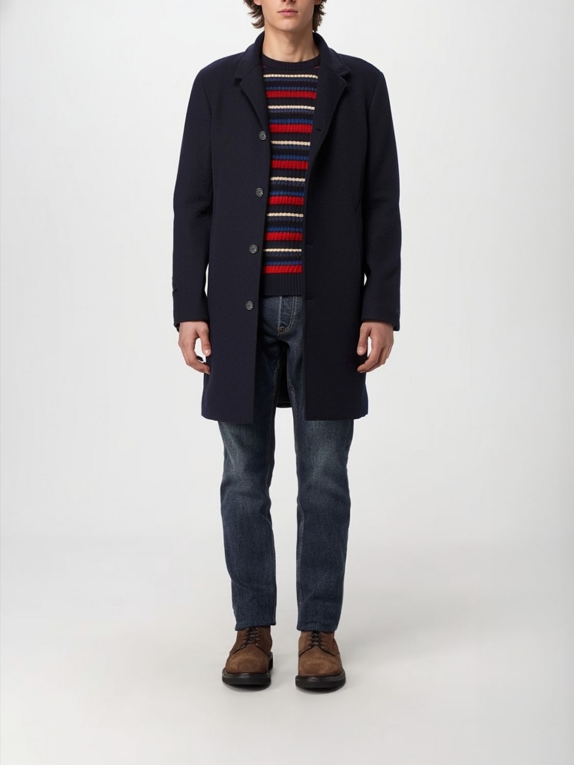 Paul Smith Coat Men Color Blue