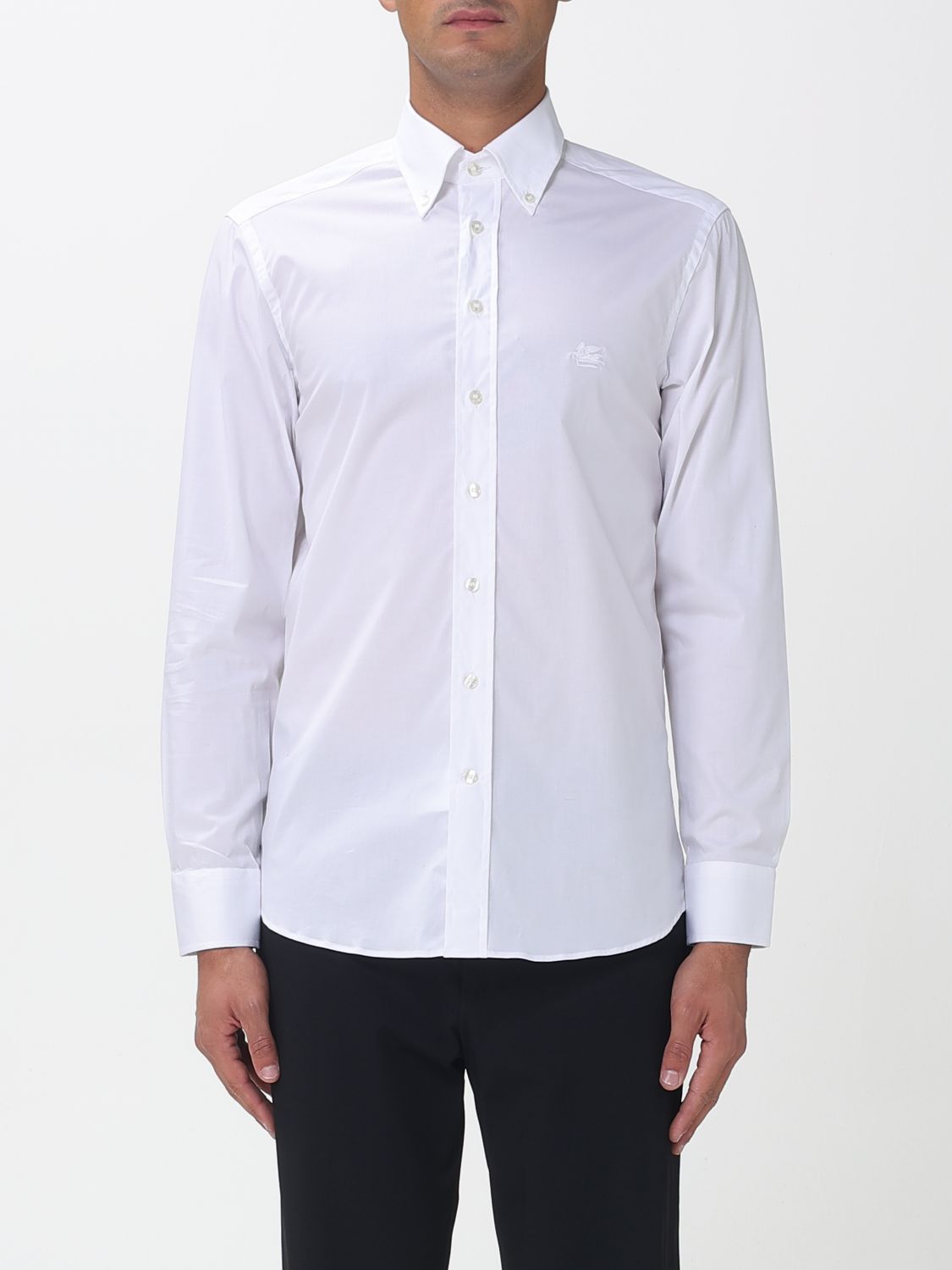 ETRO Shirt Men color White　ETRO シャツ メンズ カラー ホワイト ETRO