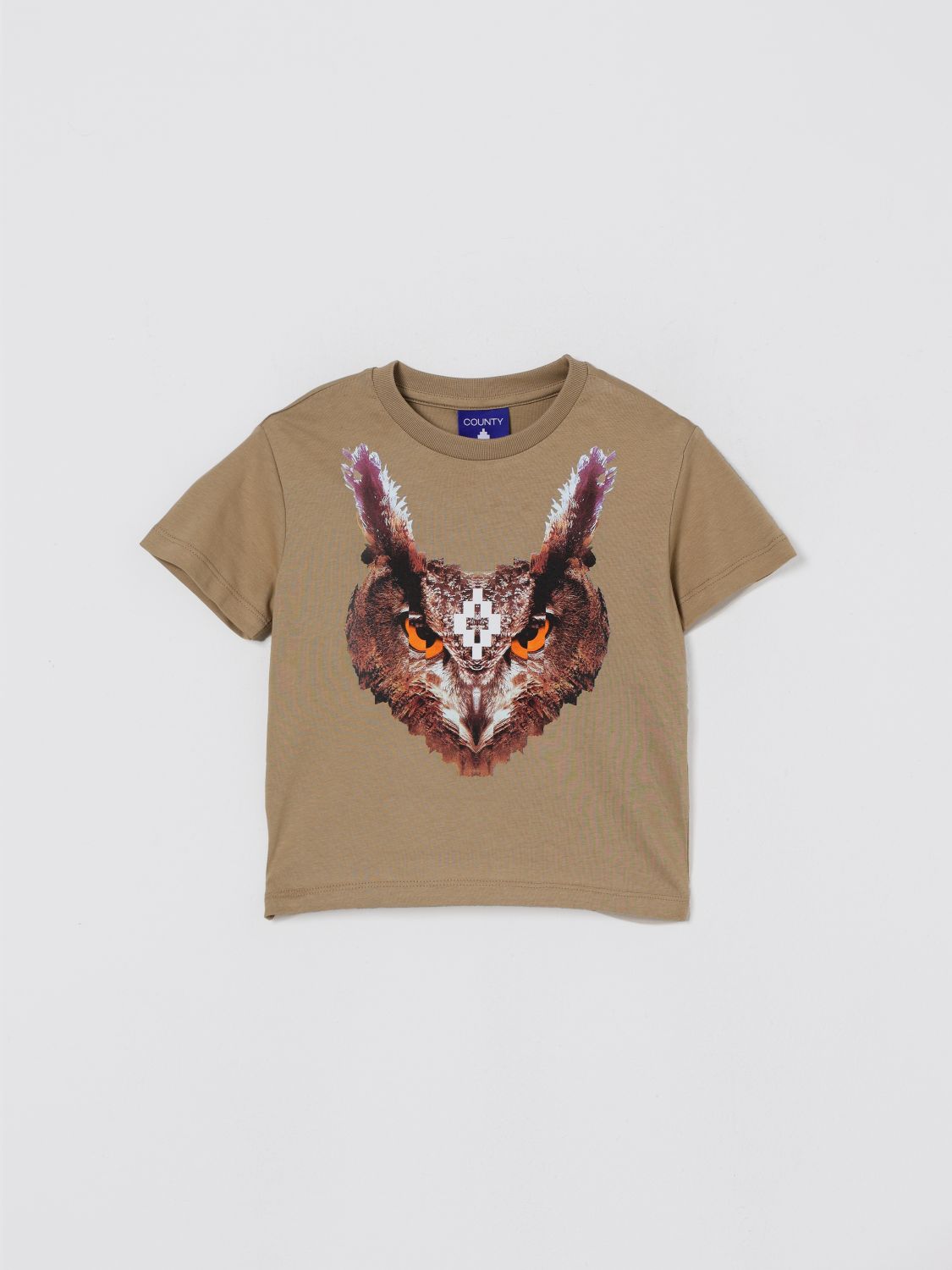 County Of Milan T-shirt Kids Color Camel In Brown