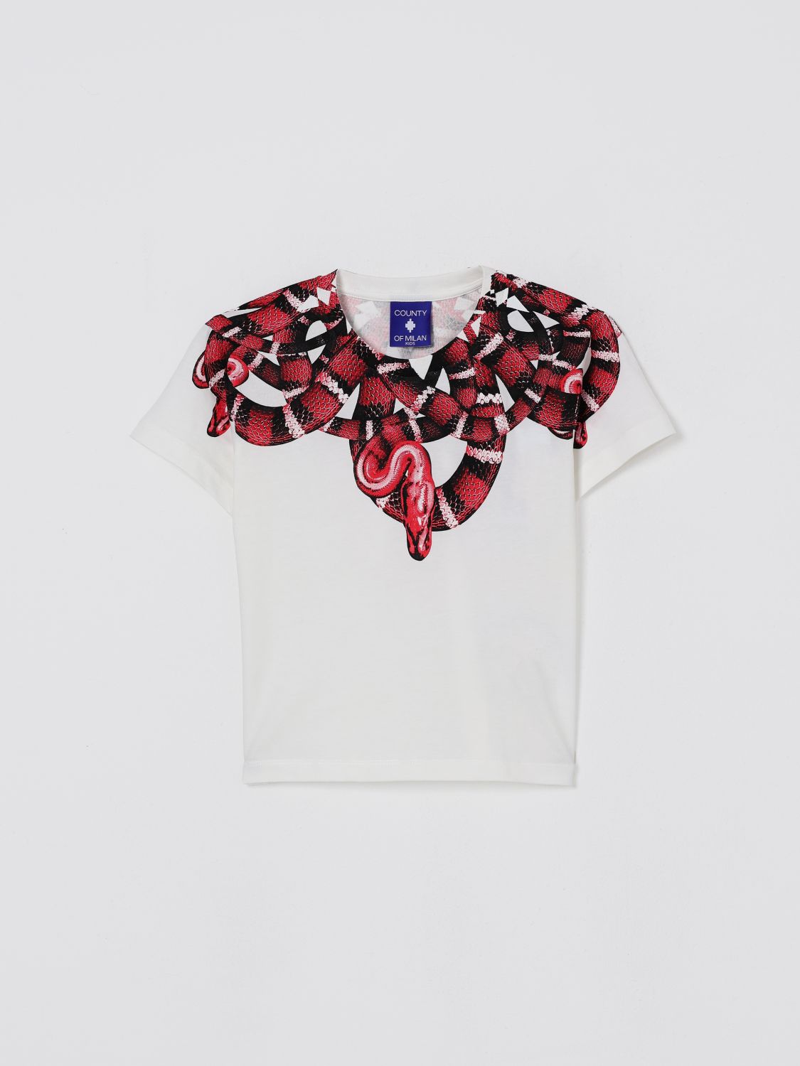 County Of Milan T-shirt Kids Color White