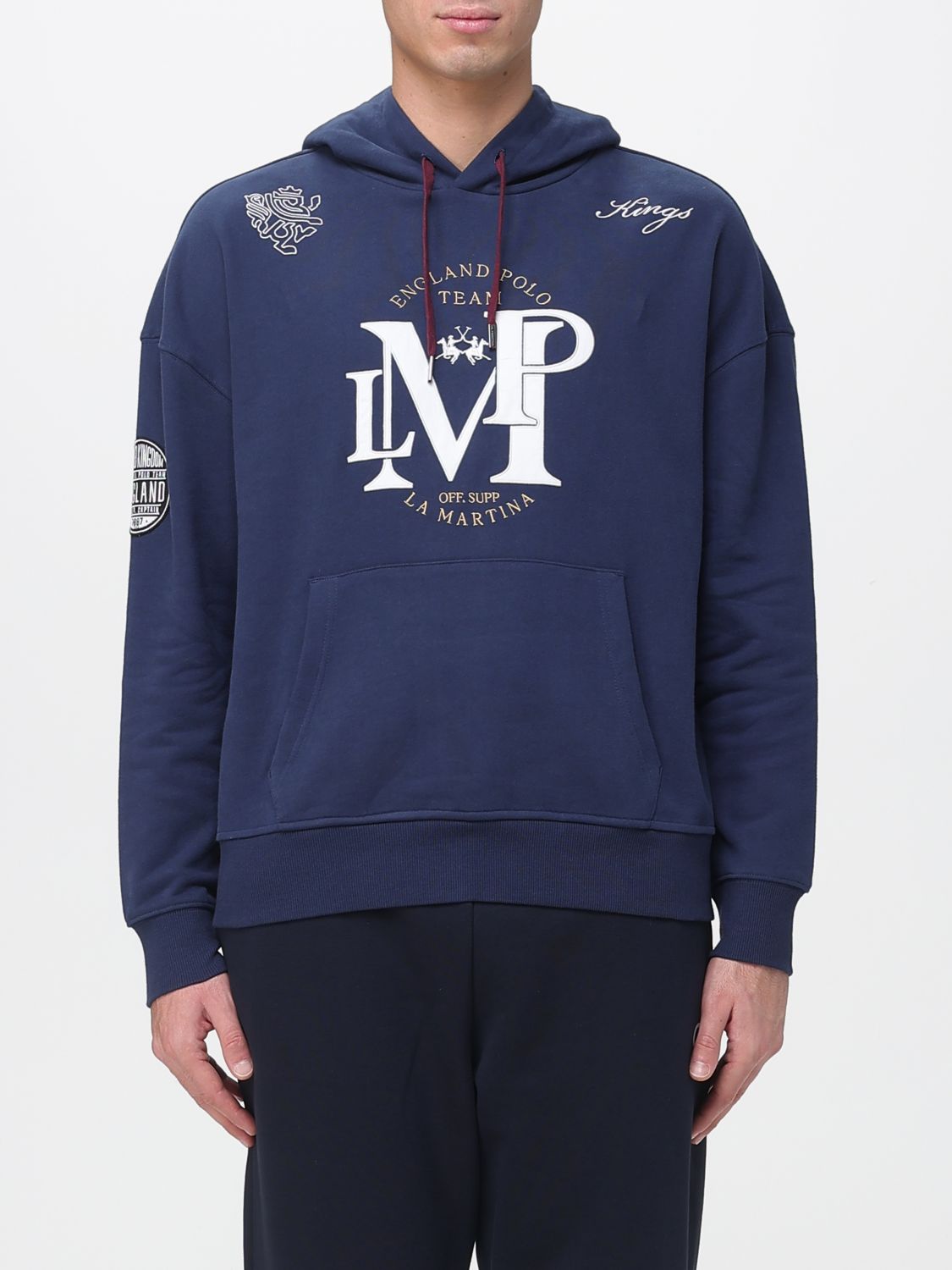 La Martina Sweatshirt  Men Color Blue