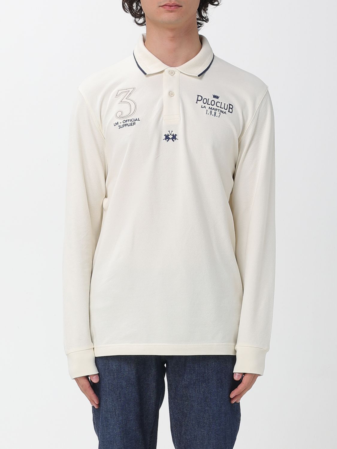 La Martina Polo Shirt  Men Color White