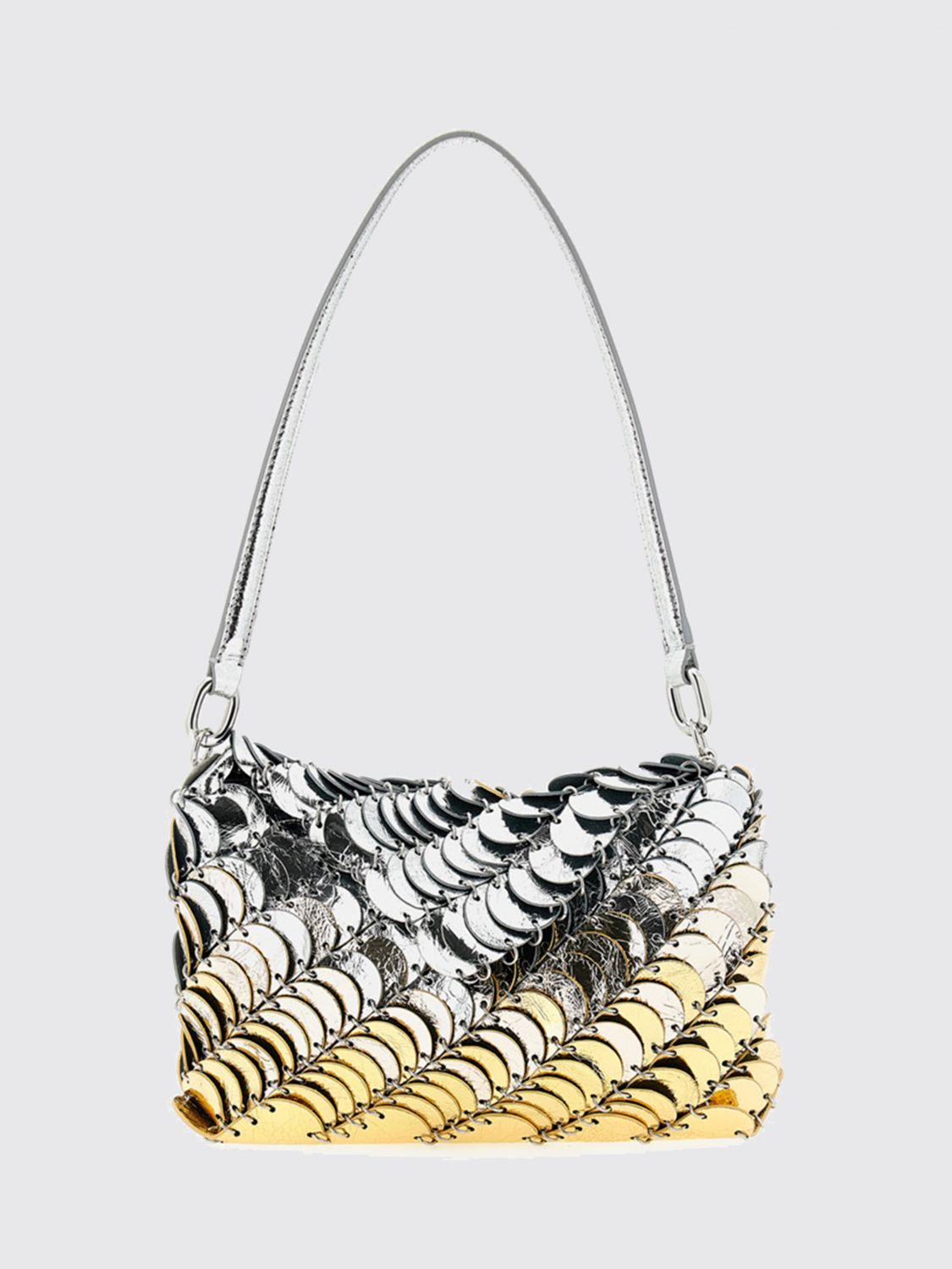 Rabanne Shoulder Clutch Paco In Gold