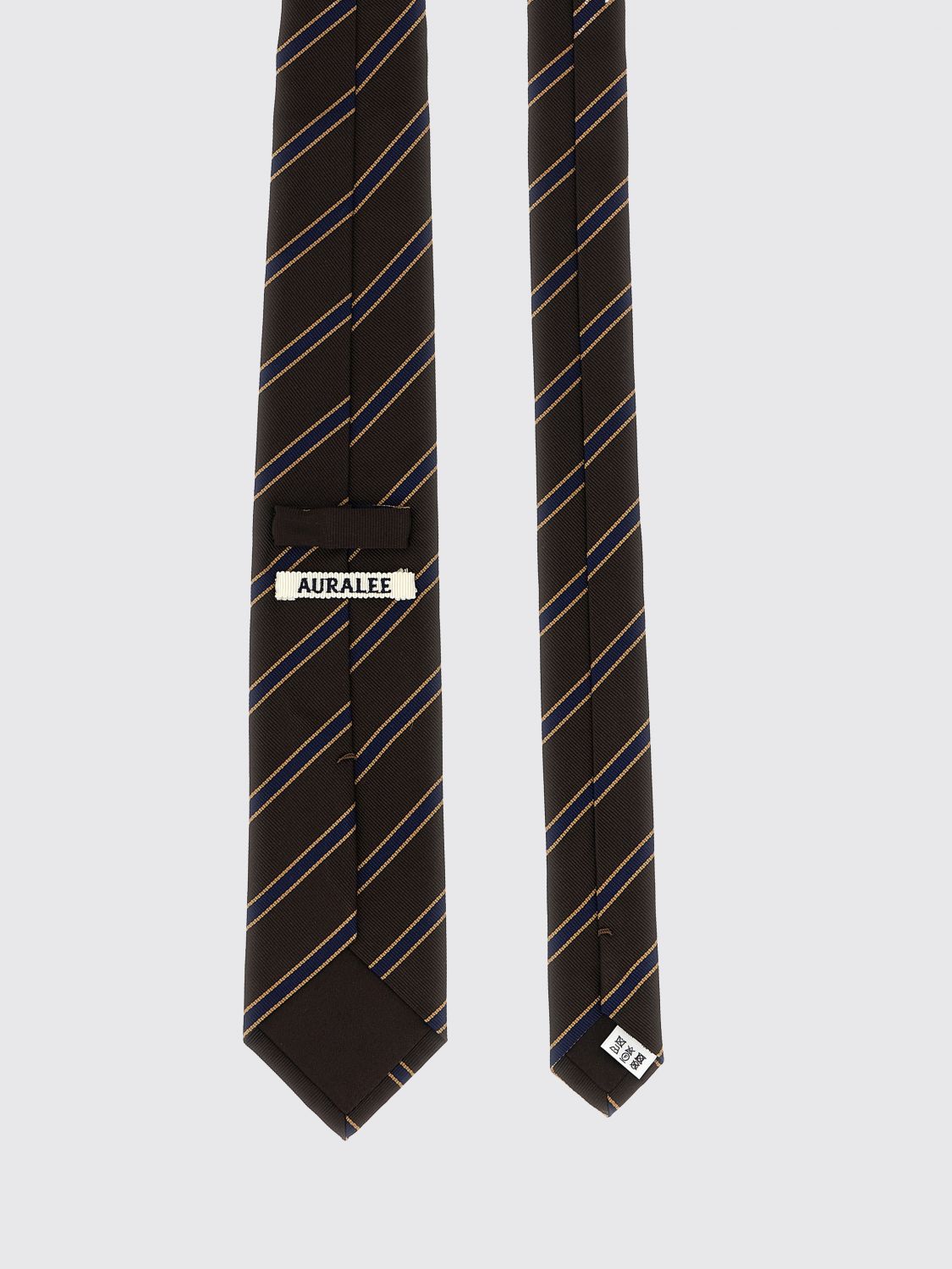 Auralee Bow Tie Men  In Brown