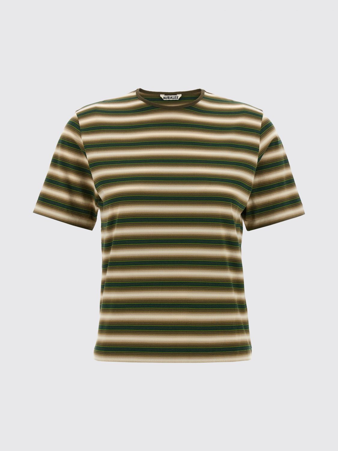 Auralee Striped T-shirt In Multi