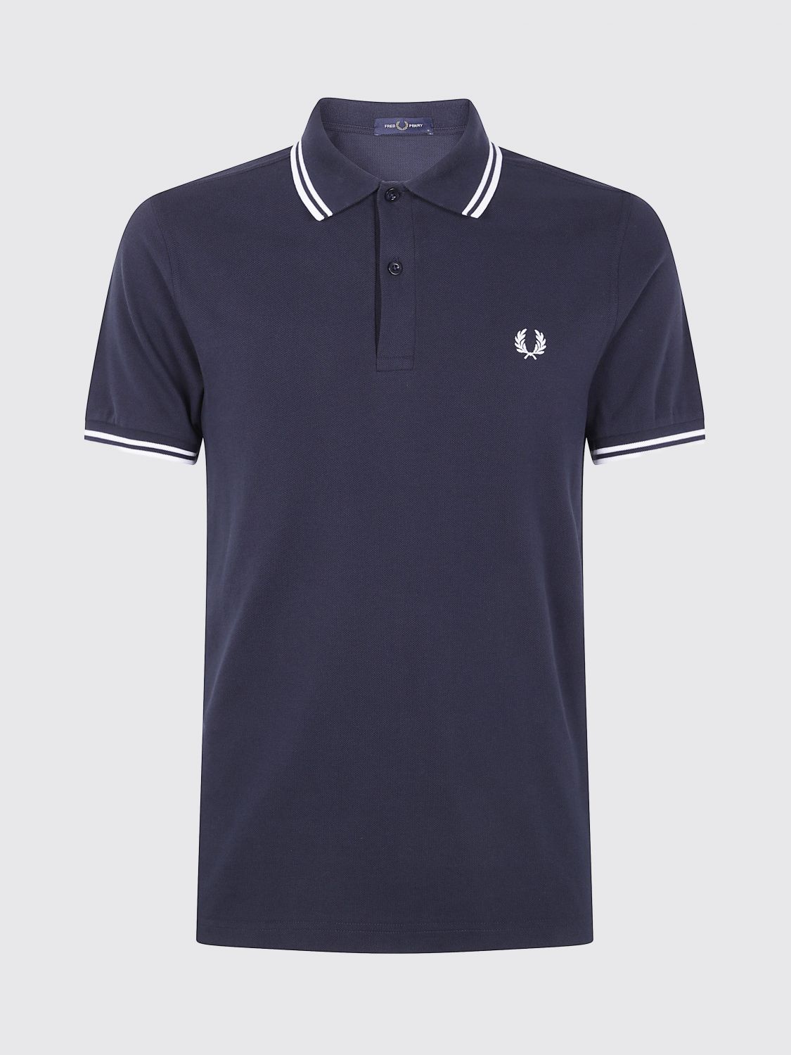 Fred Perry Twin Tipped Polo Shirt In Blue