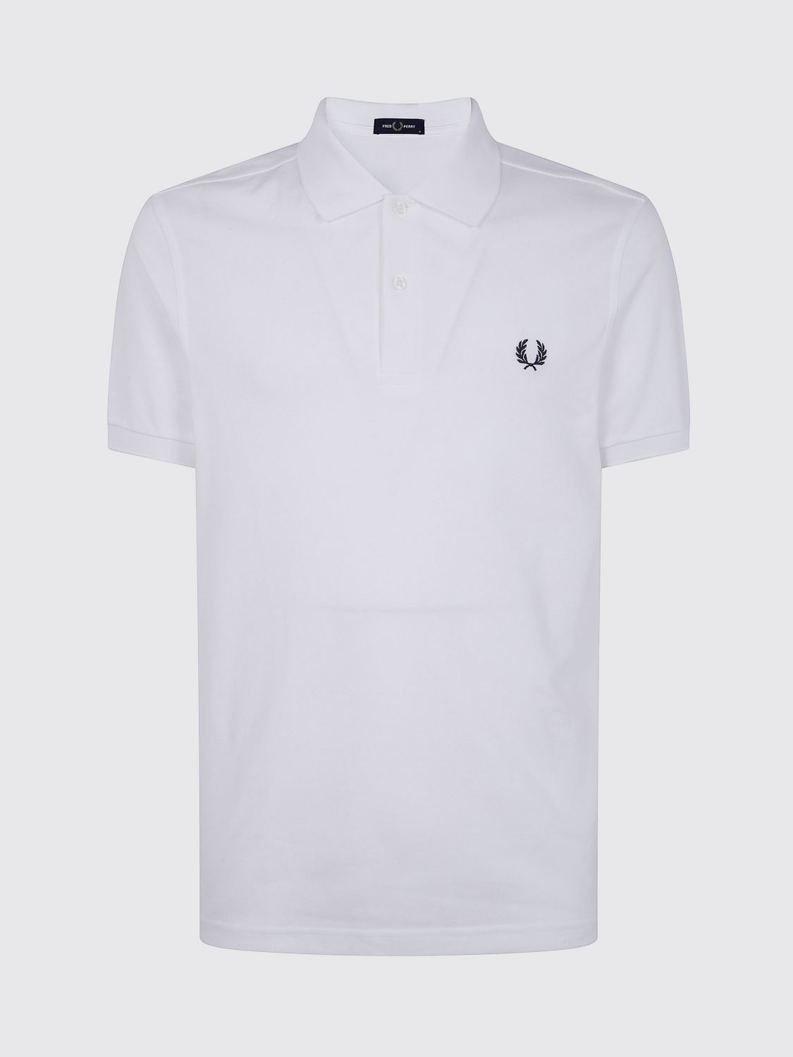 Fred Perry Laurel Wreath-embroidered Polo Shirt In White