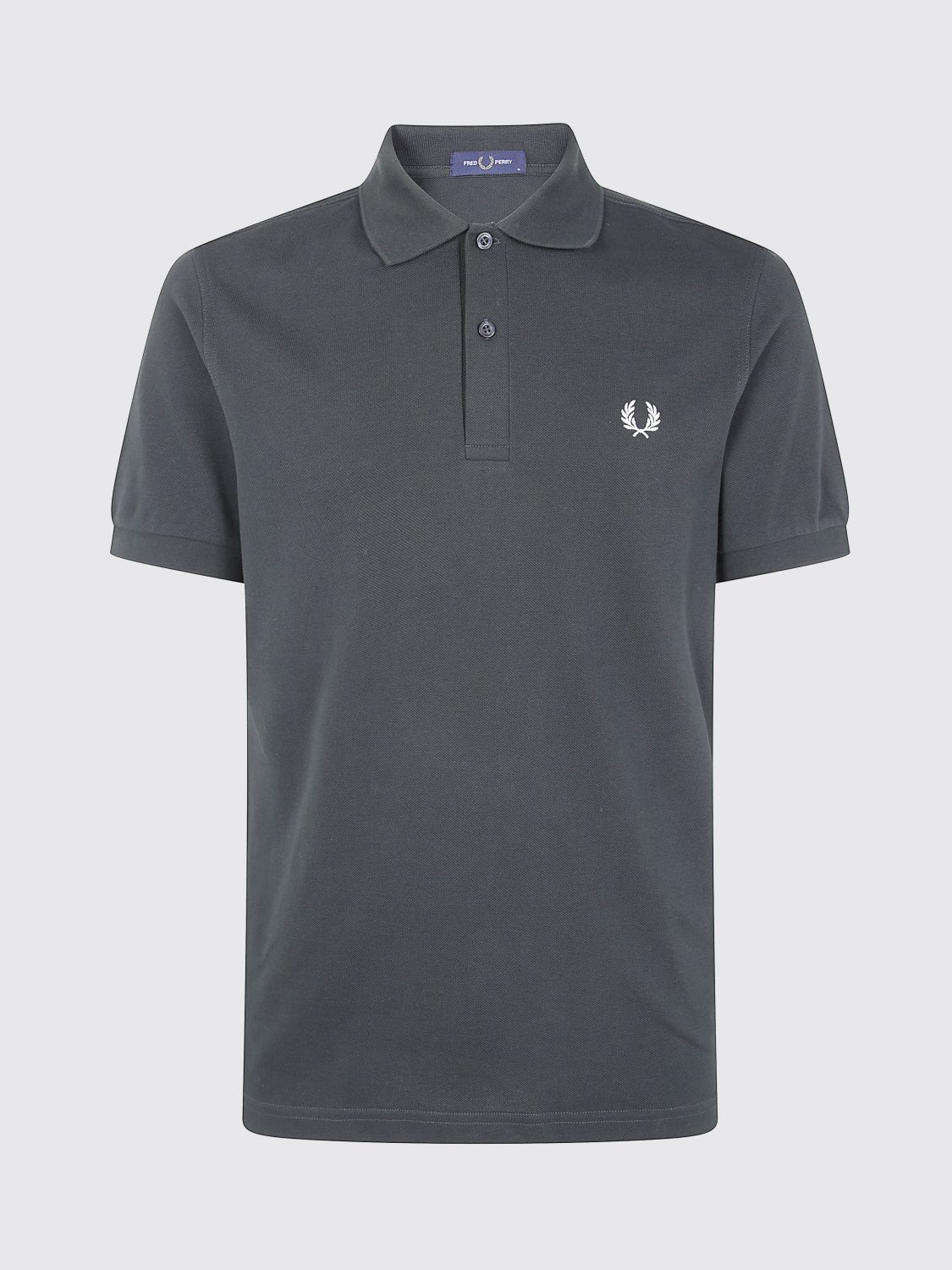 Fred Perry Polo Shirt Men Color Blue In Gray