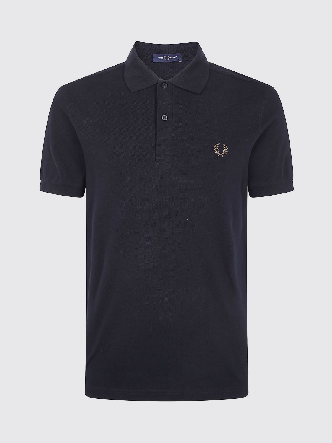 Fred Perry Polo Shirt Men Color Navy In Black