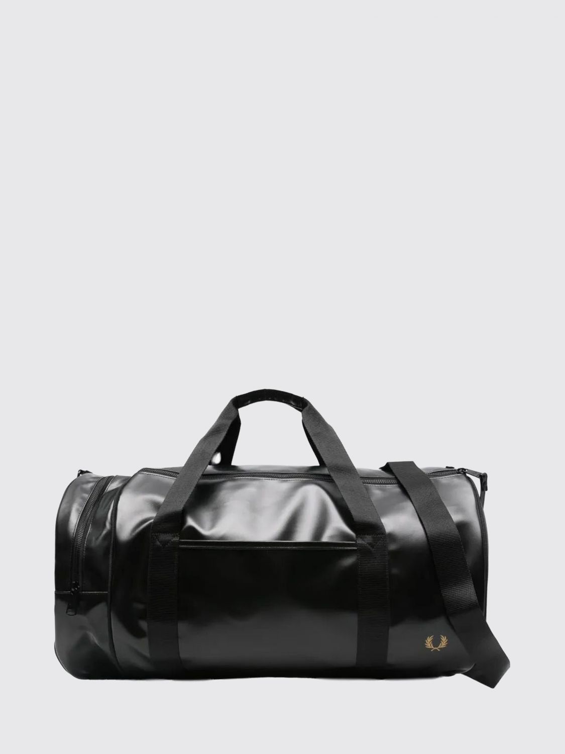 Fred Perry Barrel Gym Bag In Black