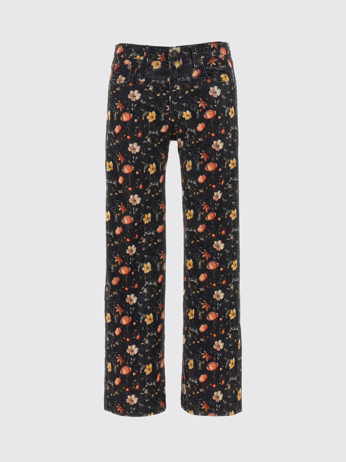 R13 'joan Kick Flare' Jeans In Multi