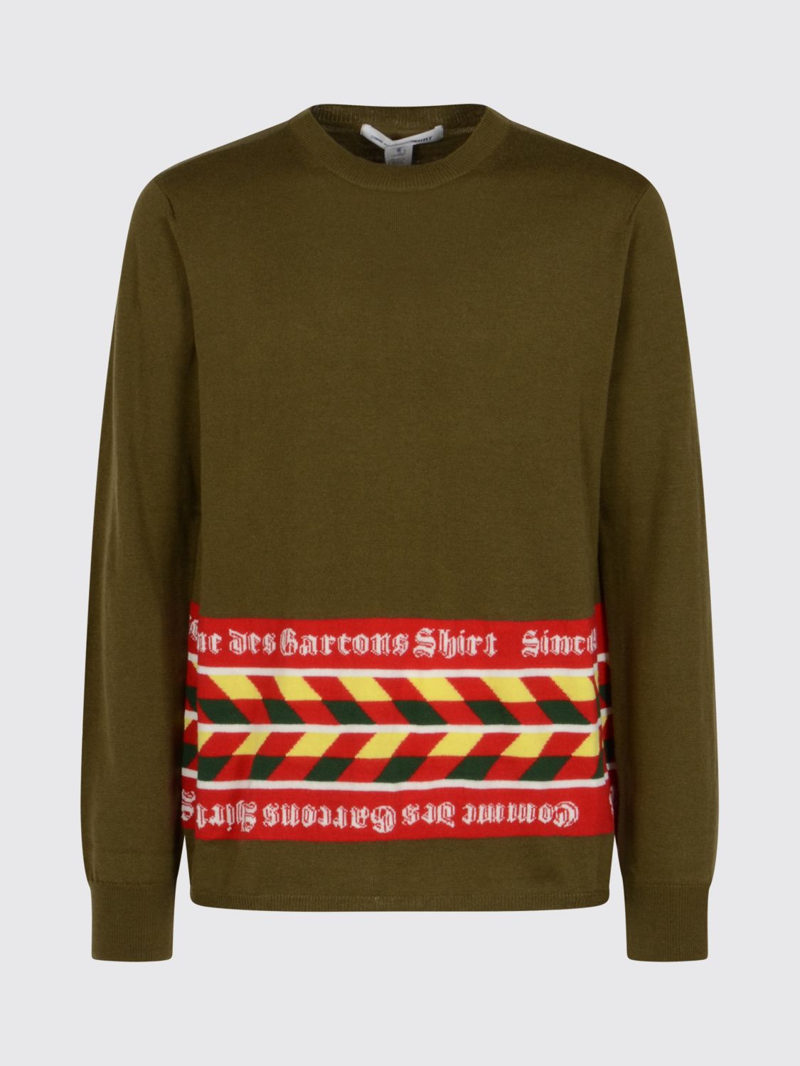 Comme Des Garçons Shirt Comme Des Garcons Men Color White In Green