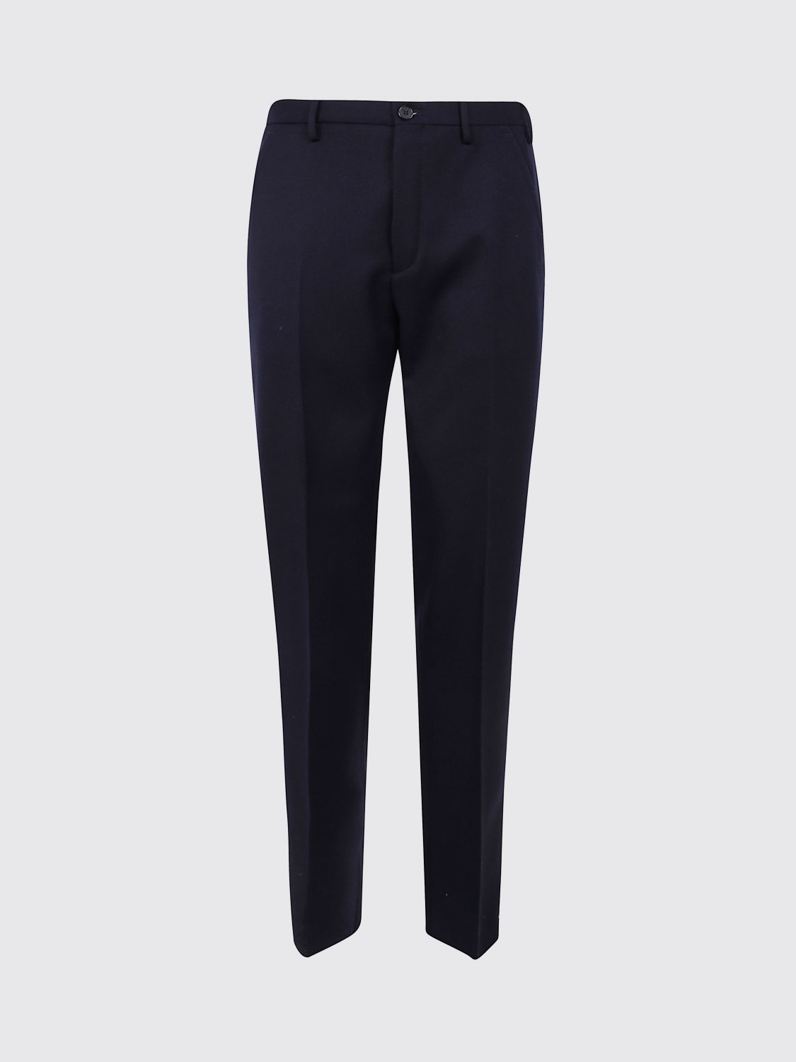 Incotex "chino Straight Fit" Trousers In Blue