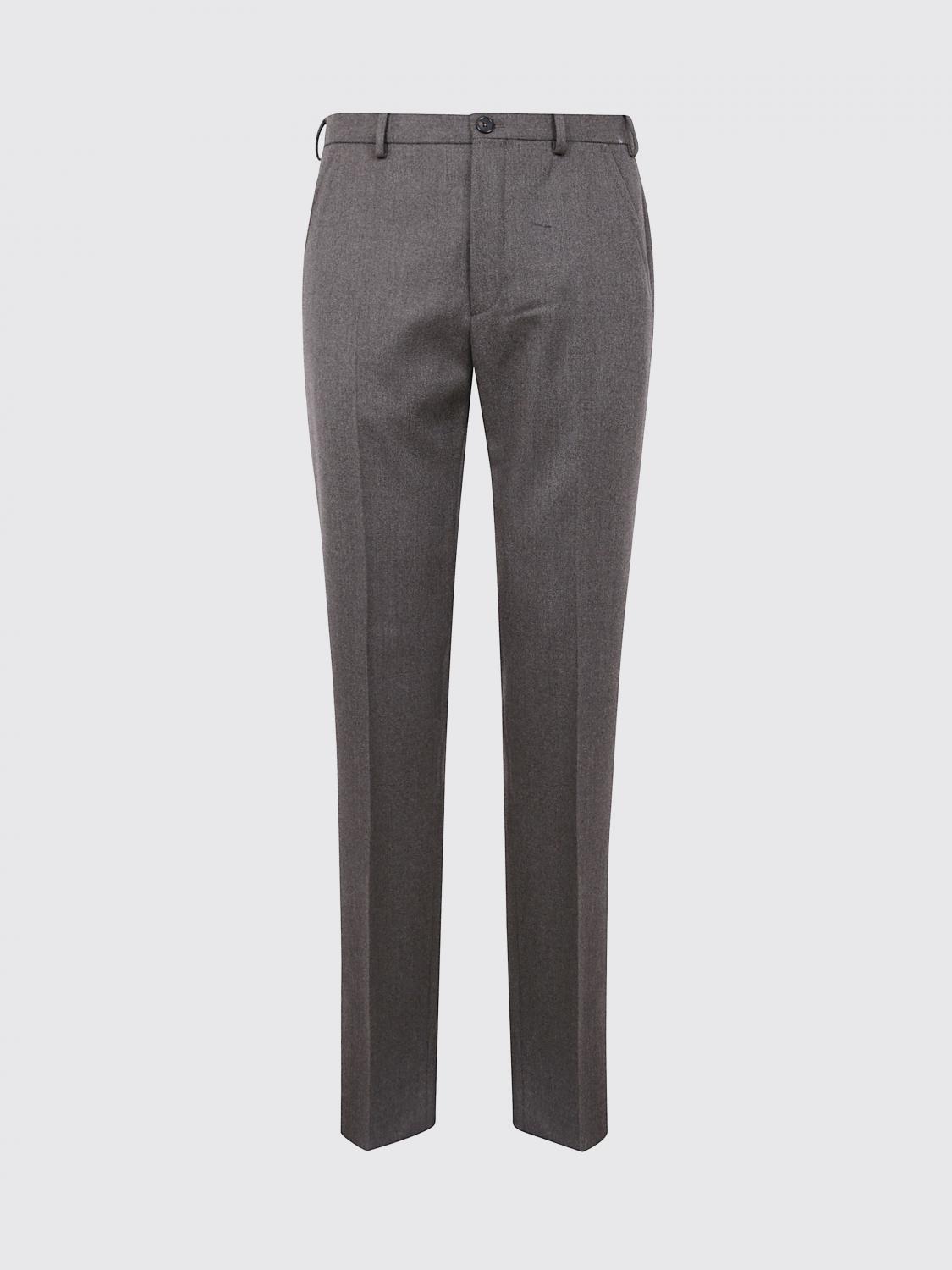 Incotex "chino Straight Fit" Trousers In Gray