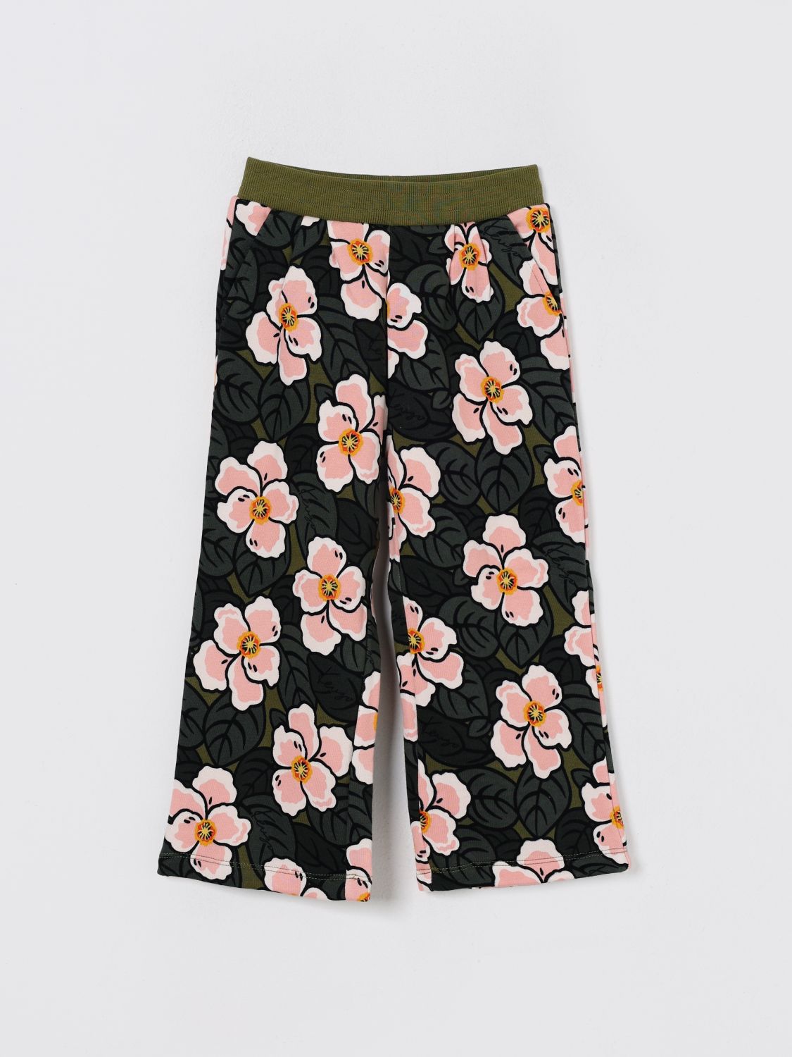 Kenzo Pants Kids Kids Color Green