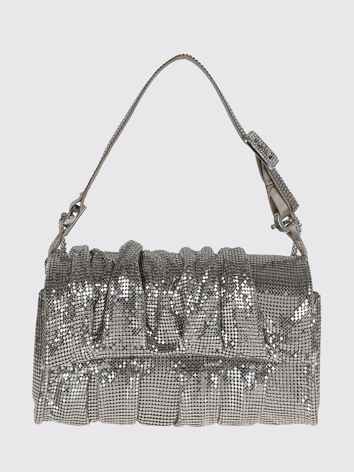 Shoulder Bag BENEDETTA BRUZZICHES Woman color Silver