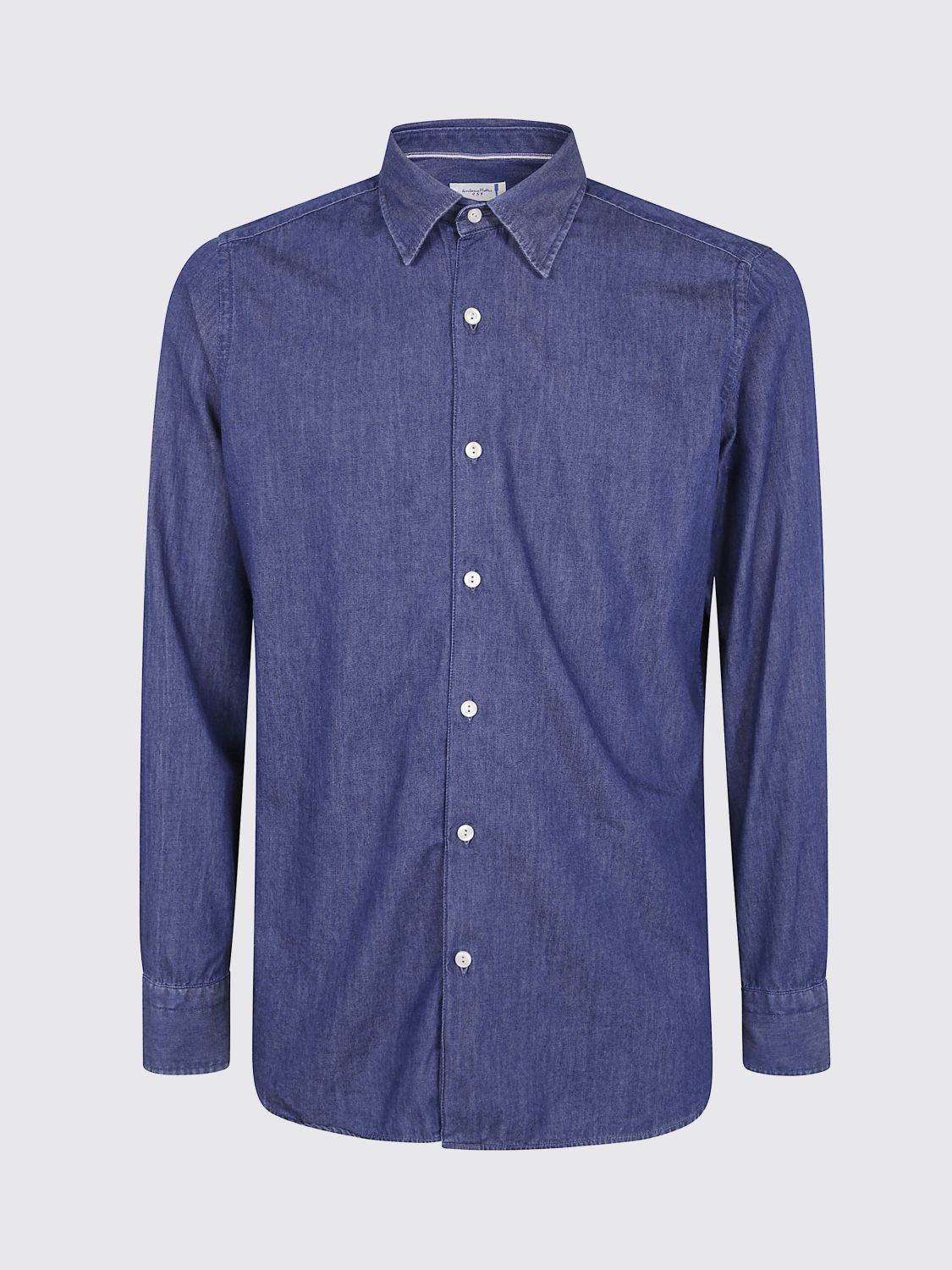 衬衫 TINTORIA MATTEI 男士 颜色 牛仔布