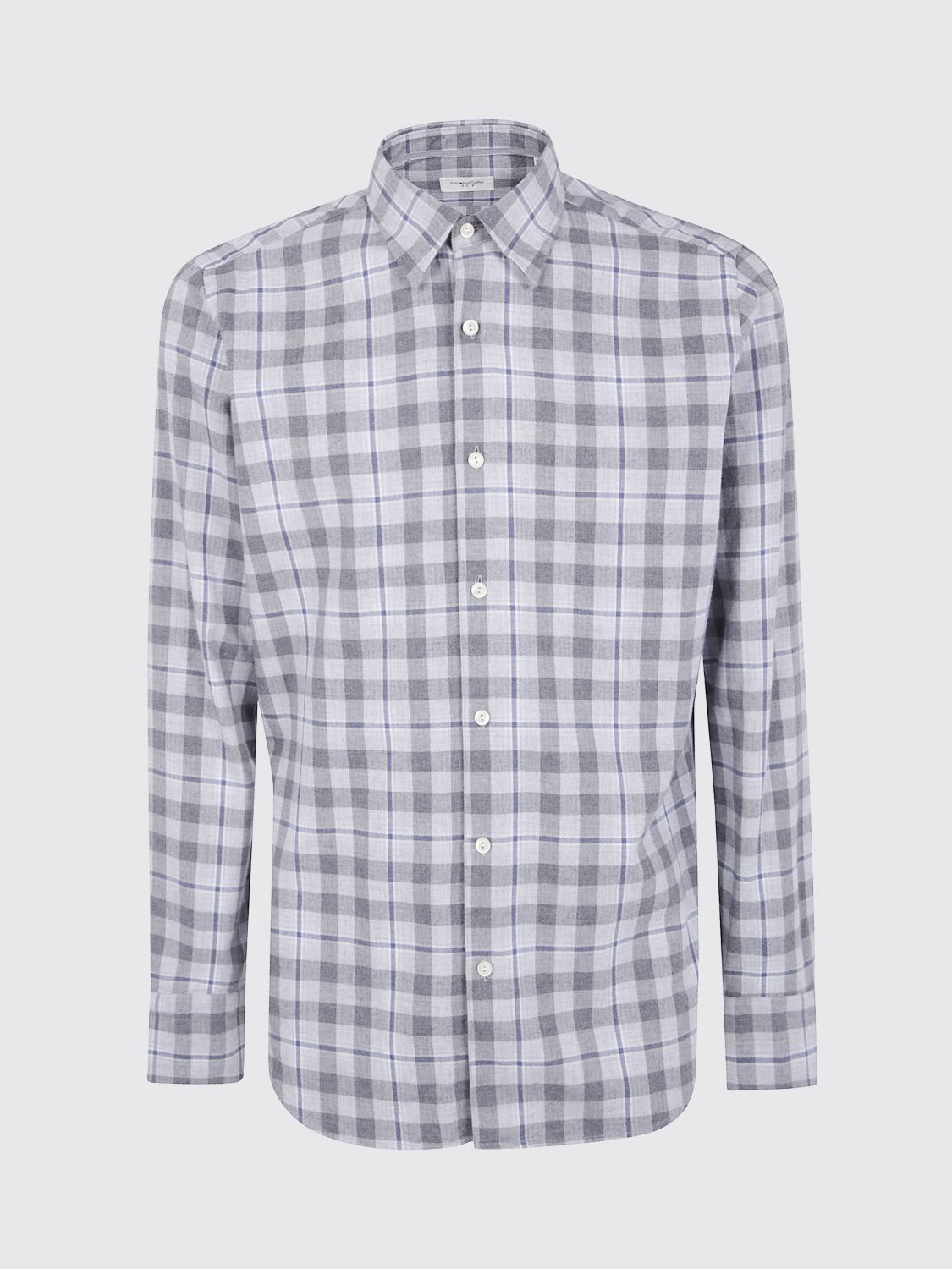 Tintoria Mattei Tartan Shirt Clothing In Gray