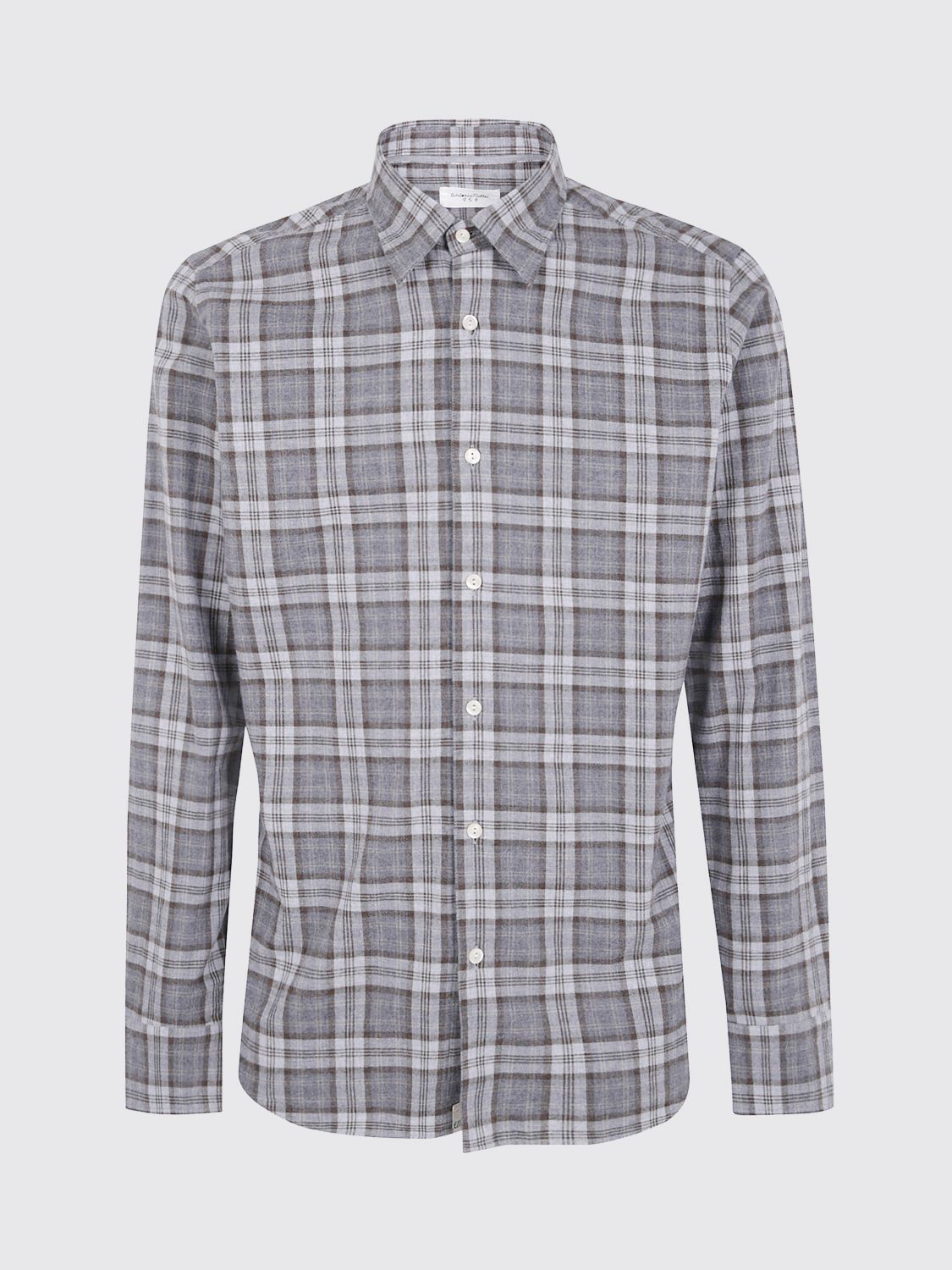 Tintoria Mattei Tartan Shirt Clothing In Gray