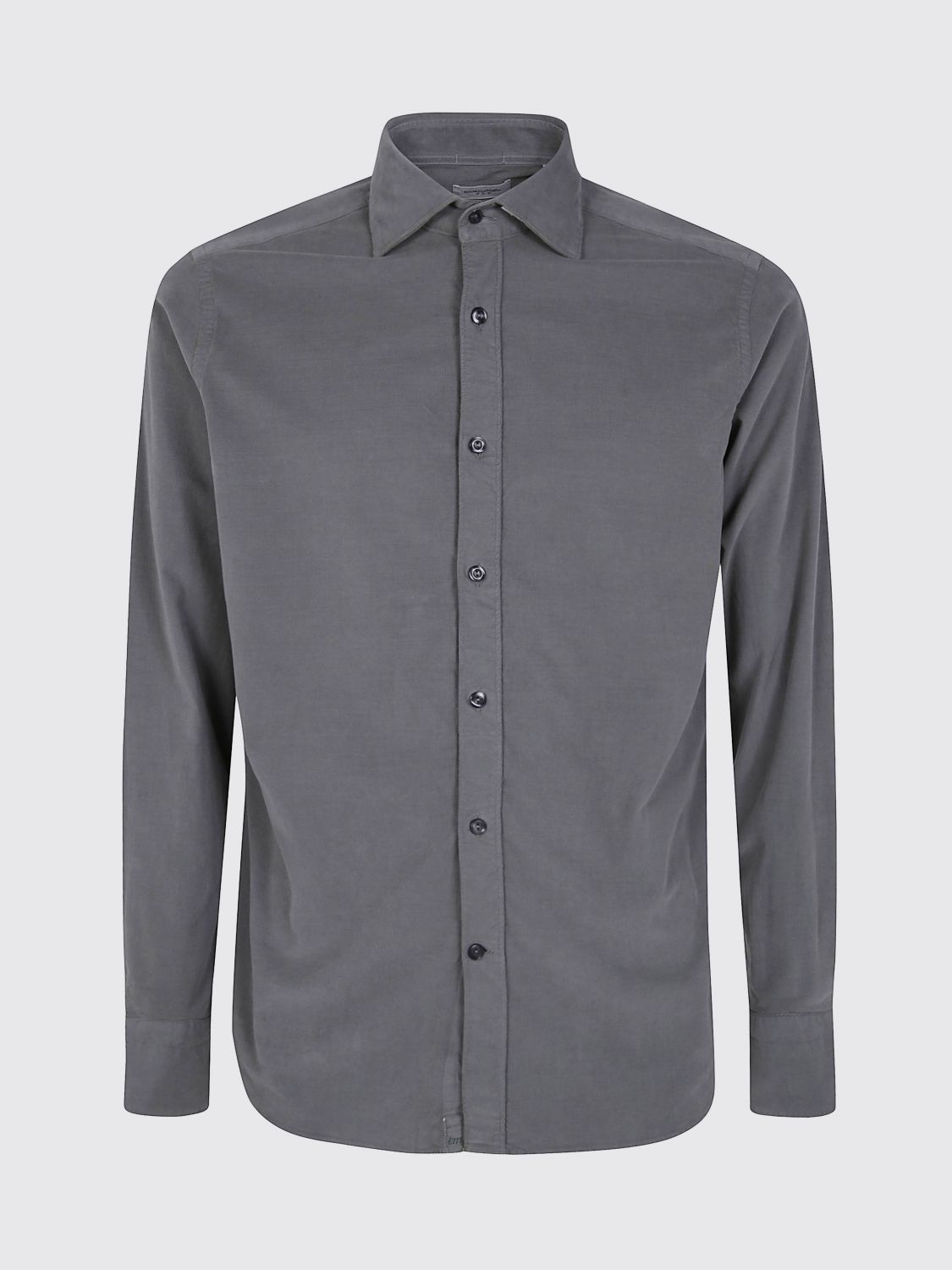 Tintoria Mattei Corduroy Shirt In Gray