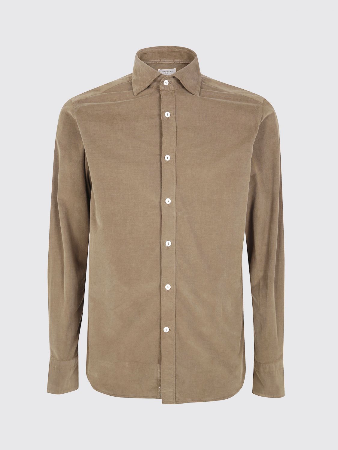 Tintoria Mattei Corduroy Shirt In Brown