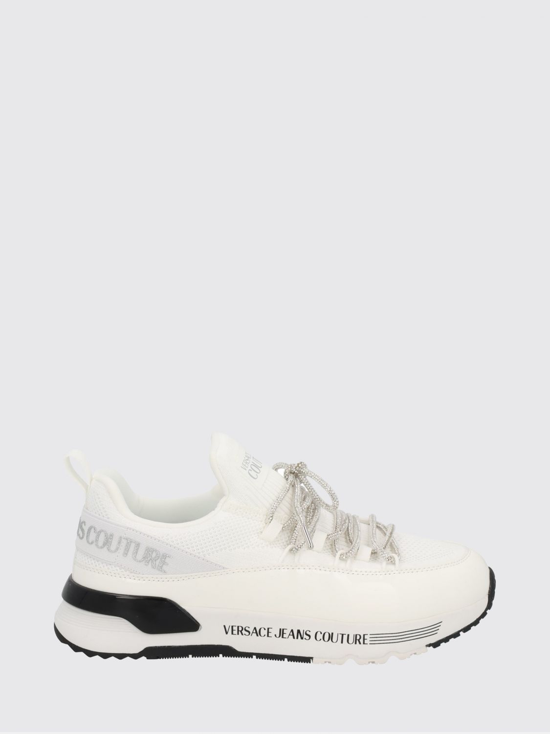 VERSACE JEANS COUTURE Sneakers Woman color White　VERSACE JEANS COUTURE スニーカー ウィメンズ カラー ホワイト VERSACE