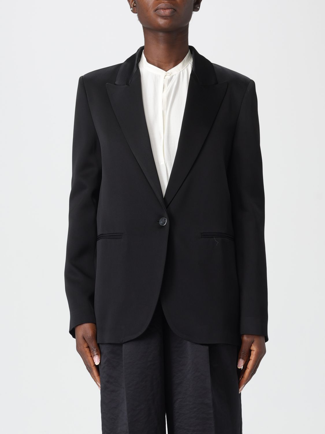 Forte Forte Forte_forte Satin Blazer In Black