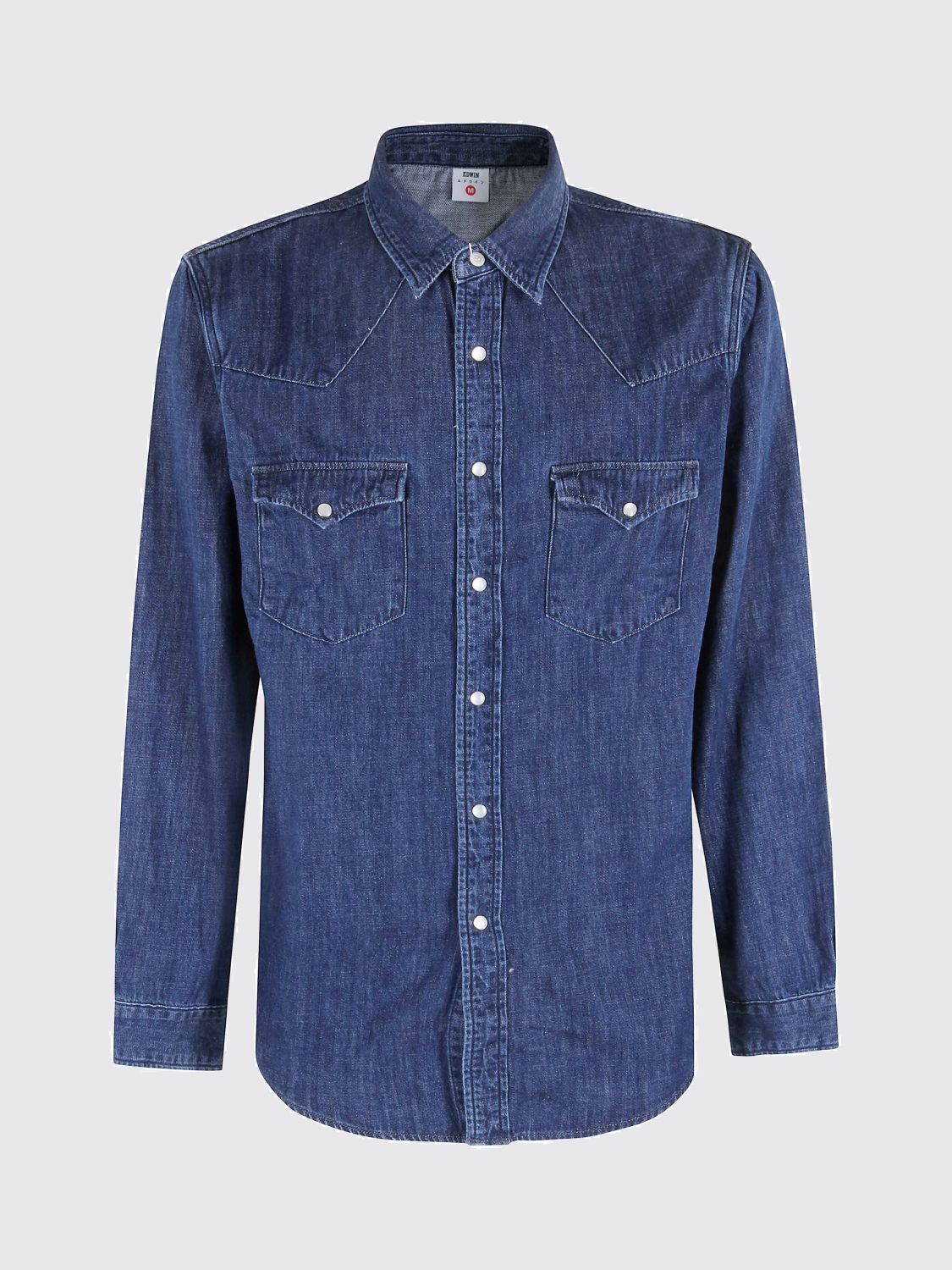 Edwin Western Shirt Ls Japan In Blue