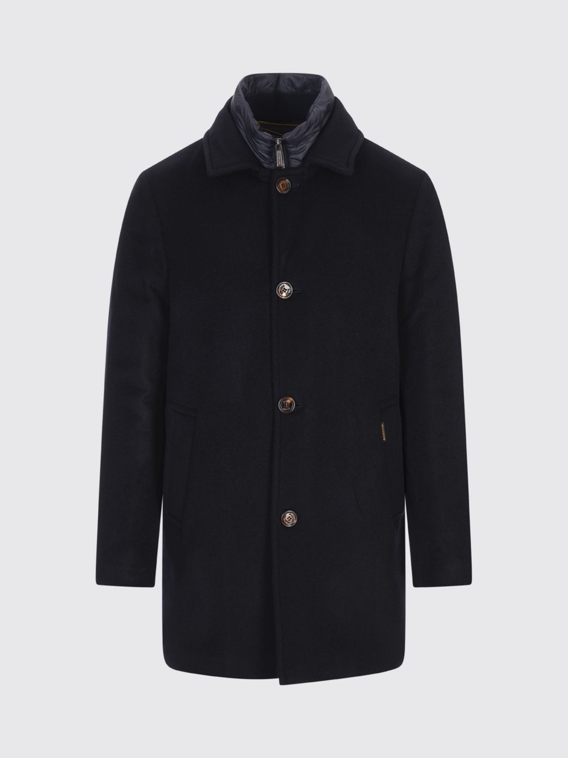 Moorer Coat  Men Color Blue In Black