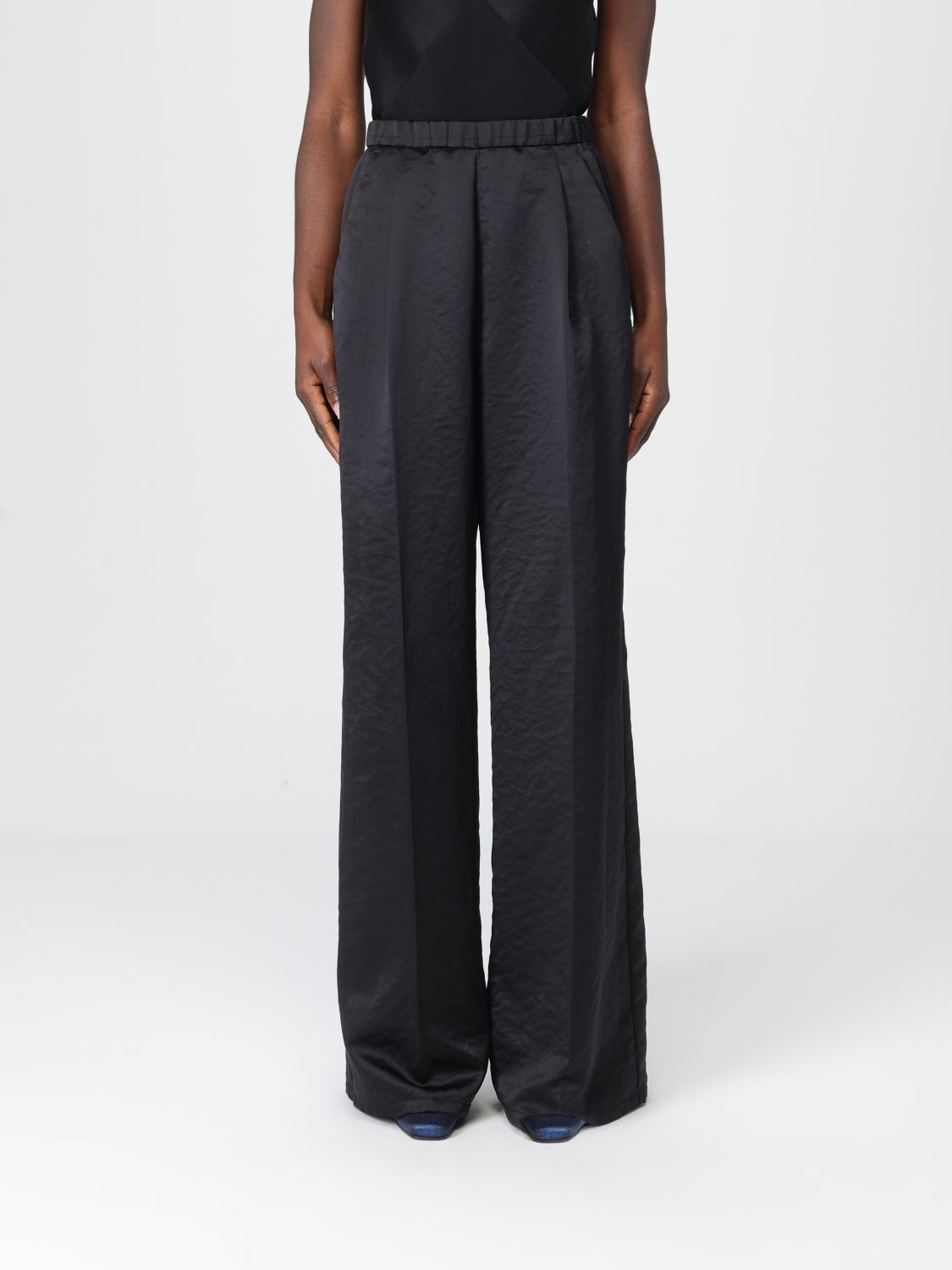 Forte Forte Pants  Woman Color Black In Gray