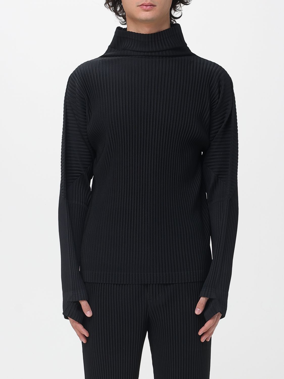 Issey Miyake Sweater Homme Plisse' Men Color Black