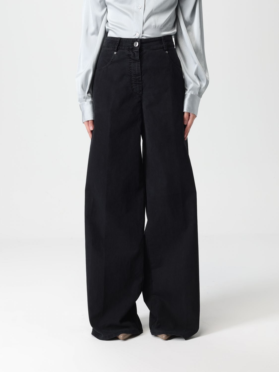 Forte Forte Jeans  Woman Color Blue In Black