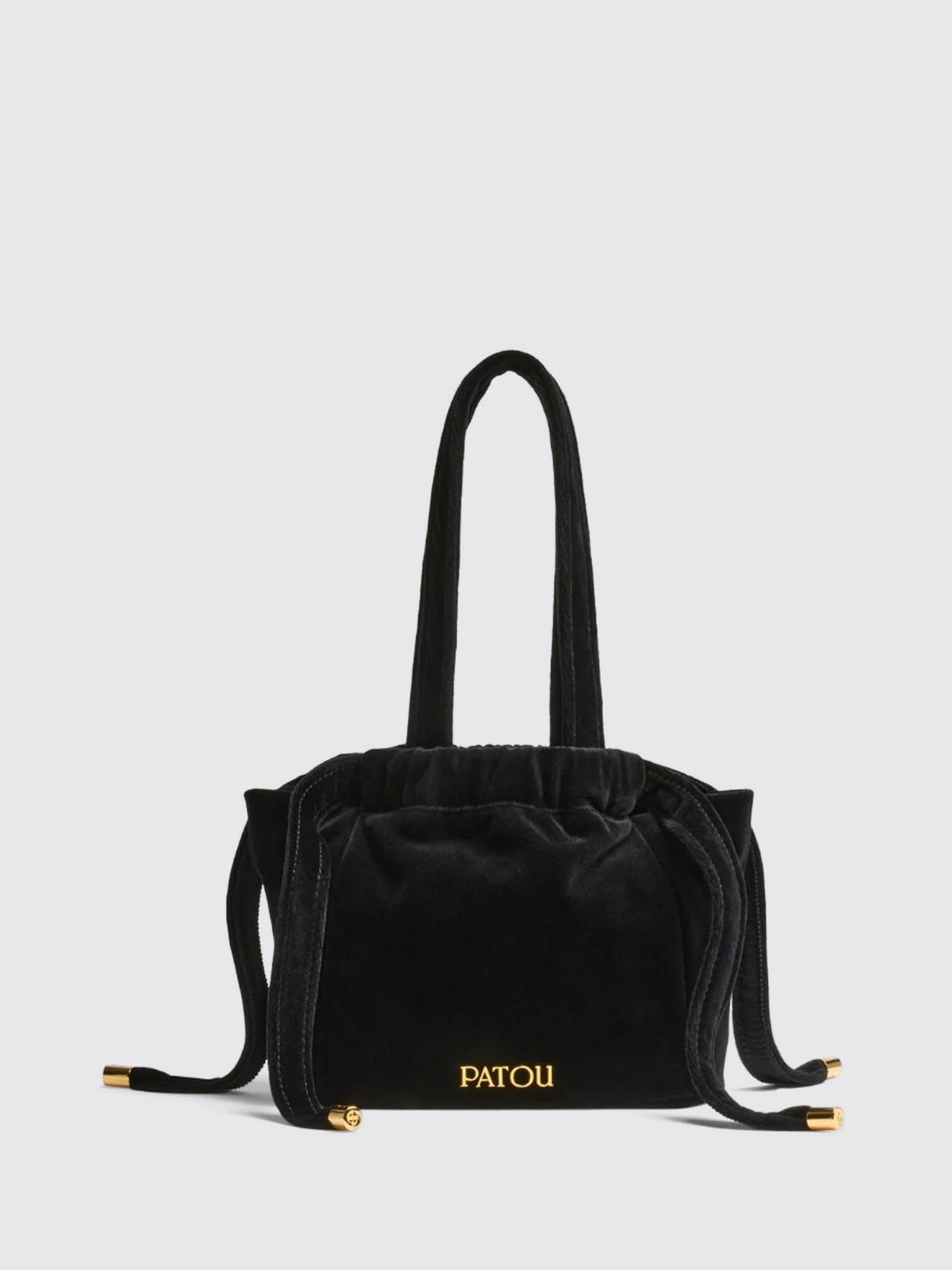 Patou Pochette In Velluto In Black