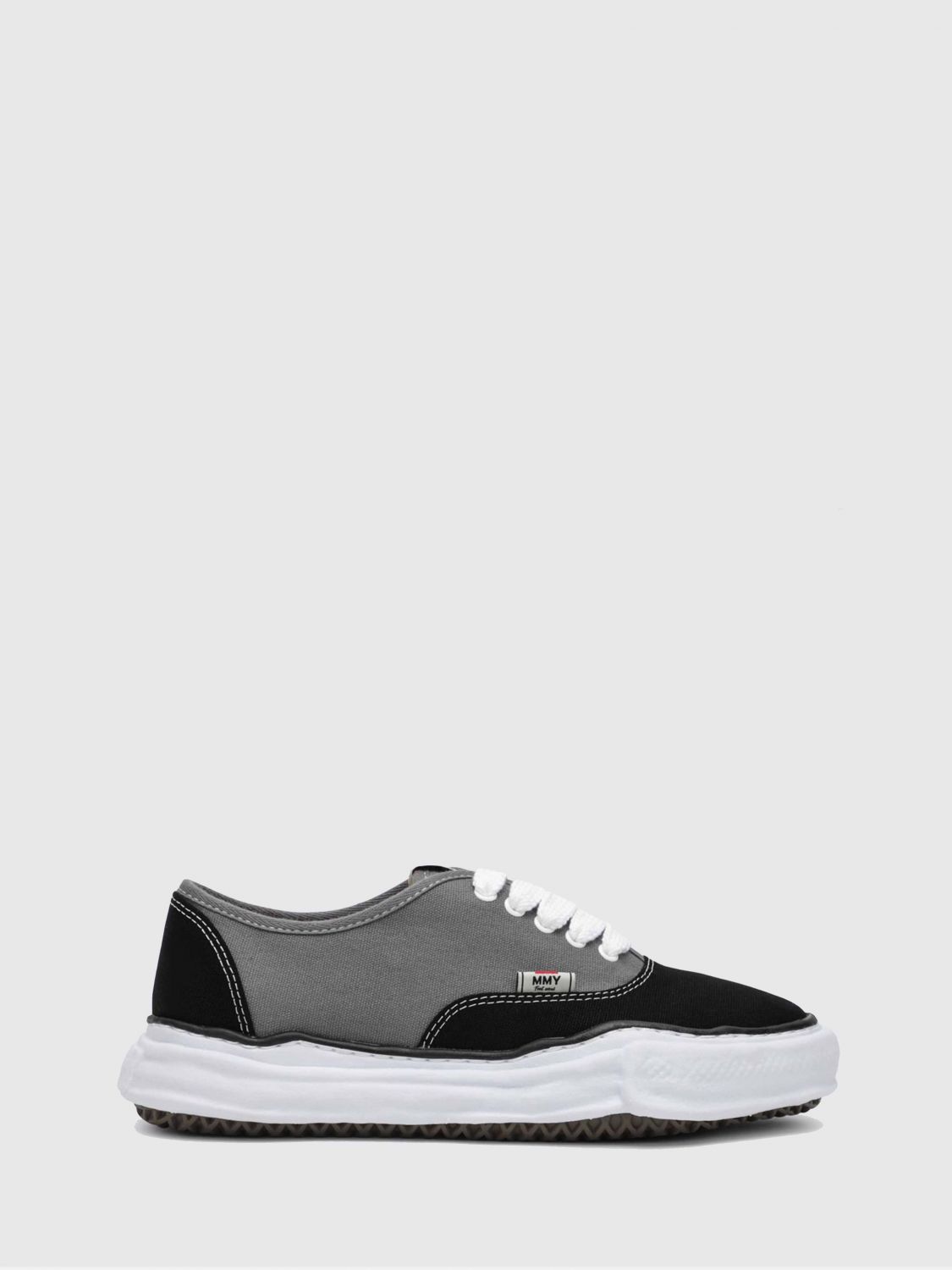 Miharayasuhiro Maison Mihara Yasuhiro Baker Og Sneakers In Black/grey Canvas In Gray