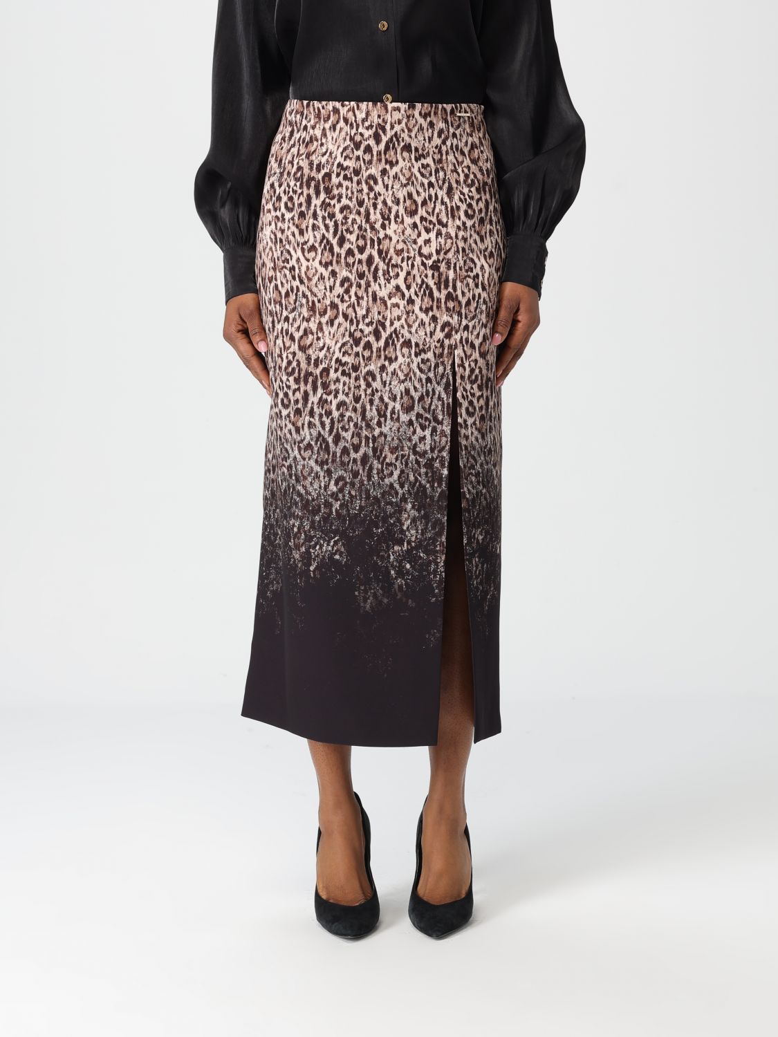 Just Cavalli Skirt  Woman Color Beige In Brown