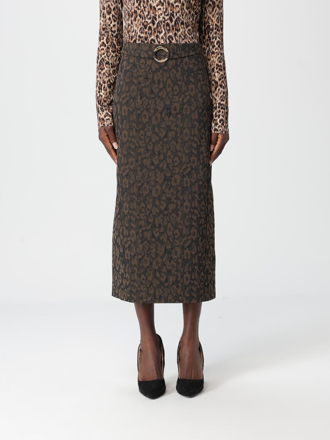 Just Cavalli Skirt  Woman Color Brown In Brown