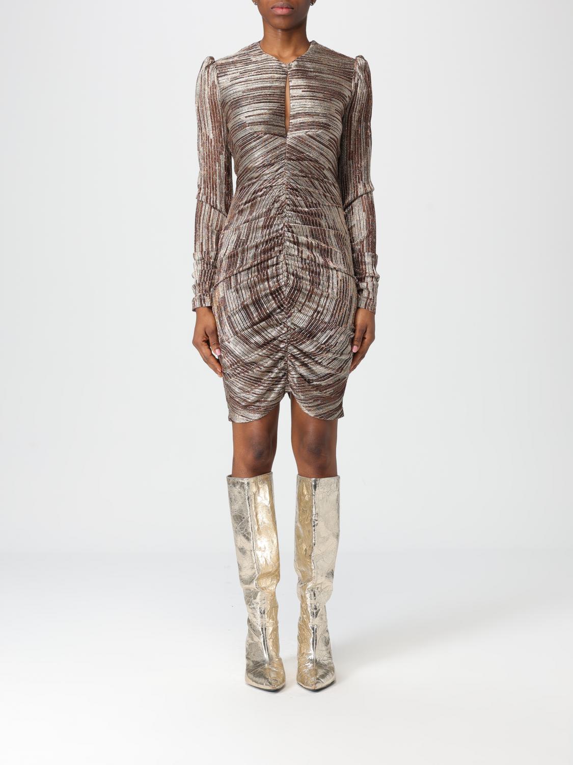 Just Cavalli Dress  Woman Color Brown In Brown