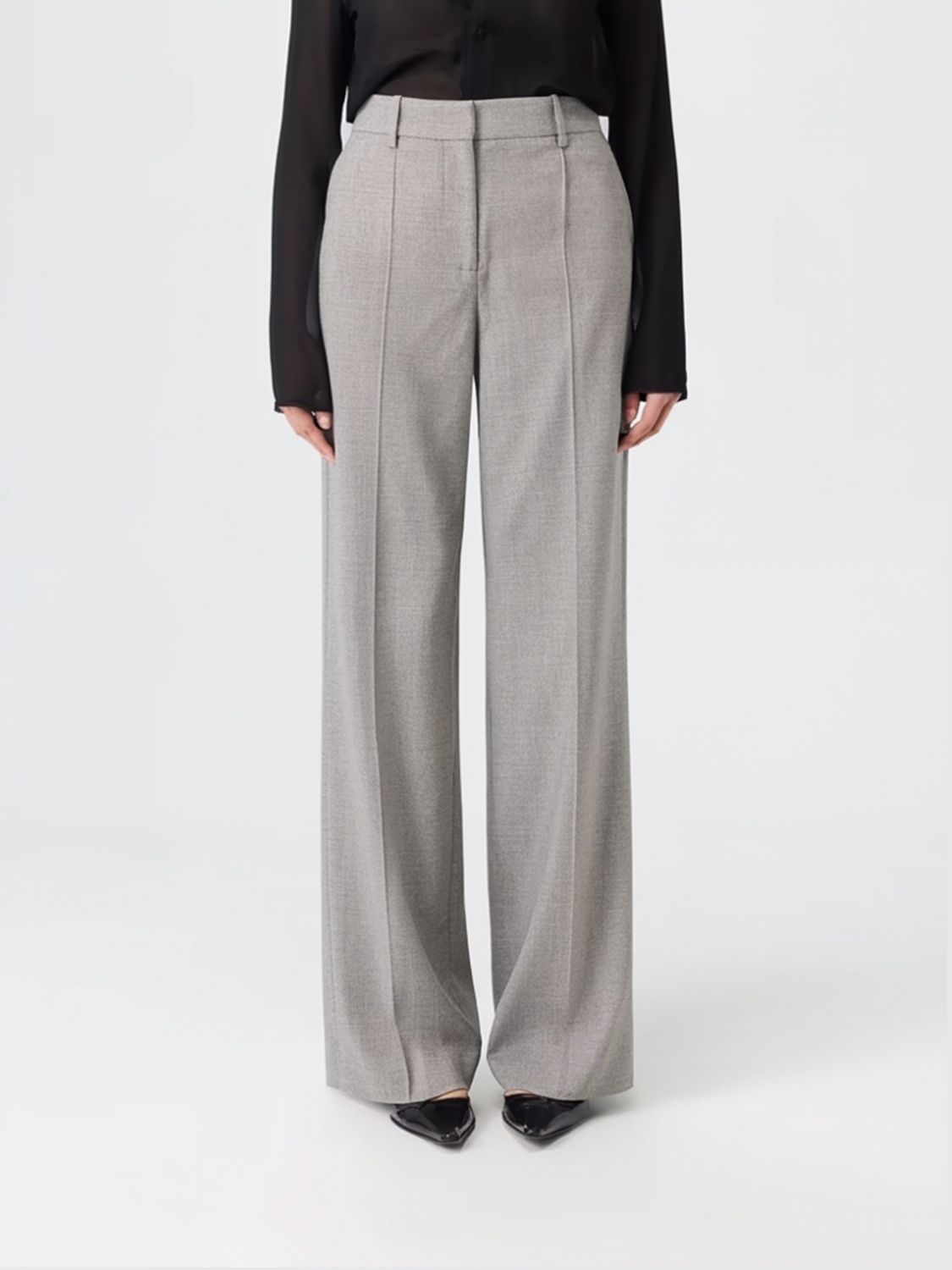 Eleventy Pants Woman Color Grey In Gray