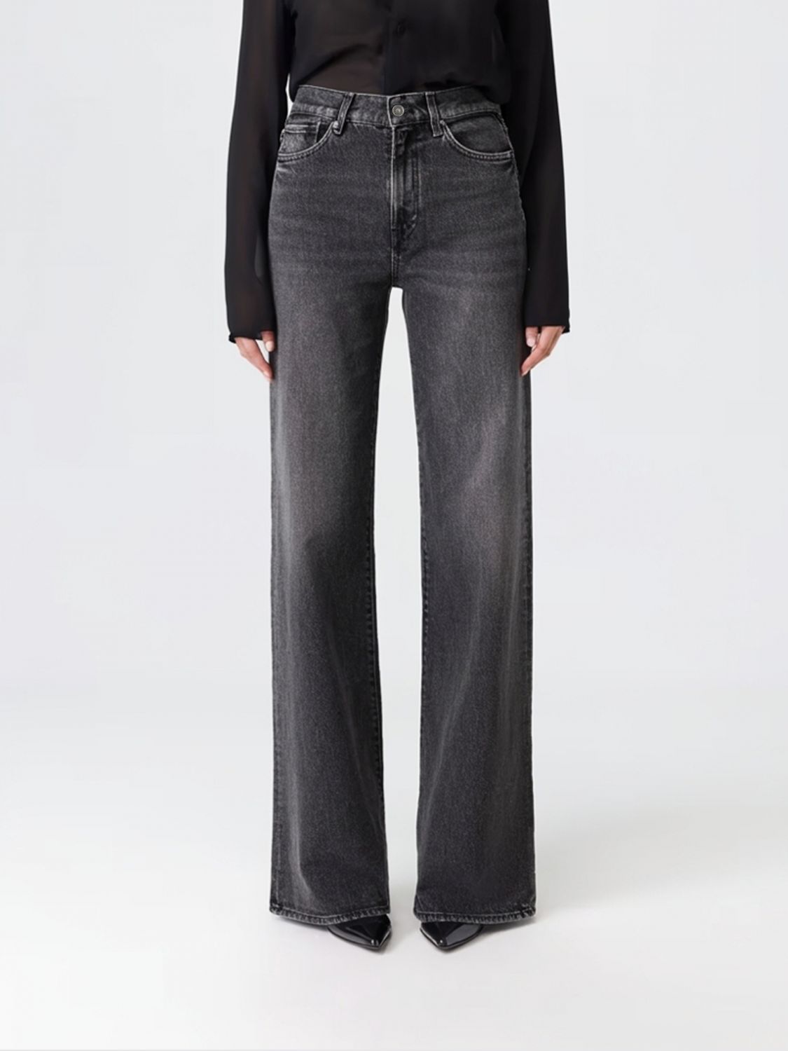 Dondup Jeans  Woman Color Black In Blue