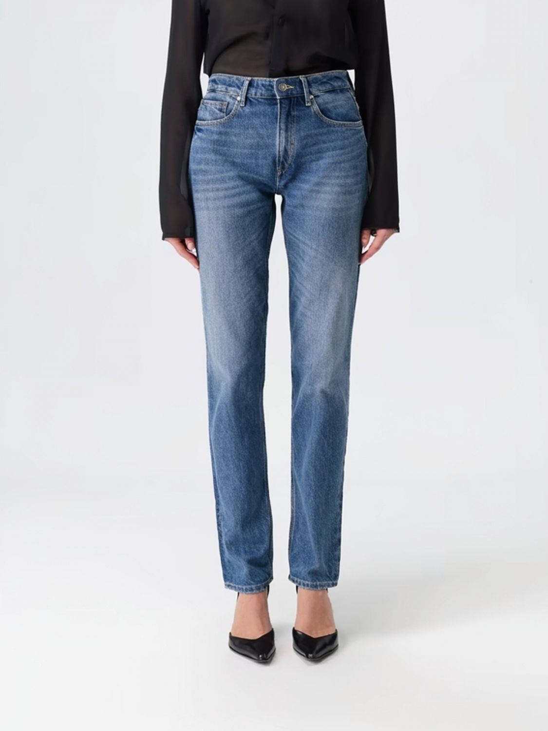 Dondup Jeans  Woman Color Blue In Multi
