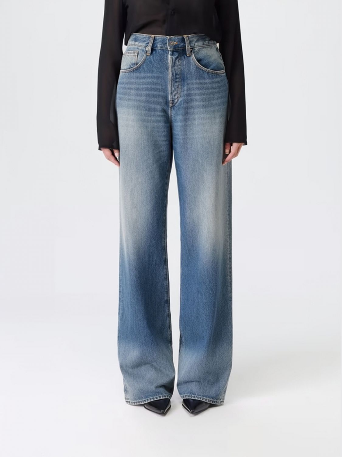 Dondup Jeans  Woman Color Blue In Multi