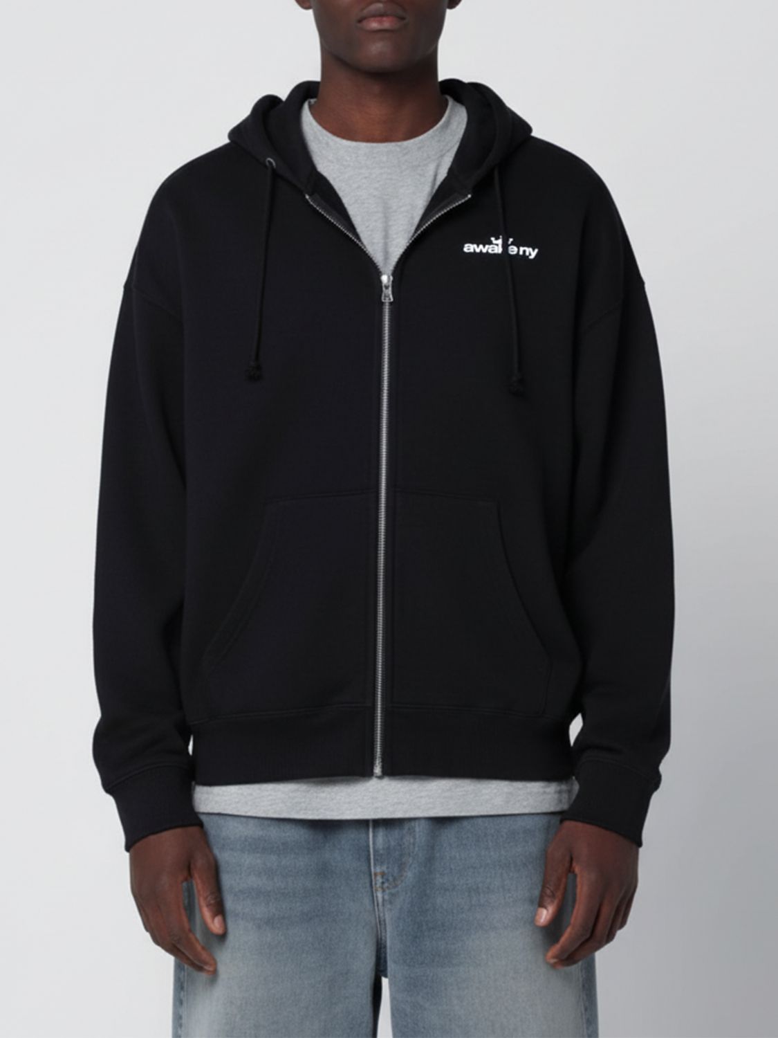Awake Ny Hooded Sweatshirt Featuring Logo Design In Black