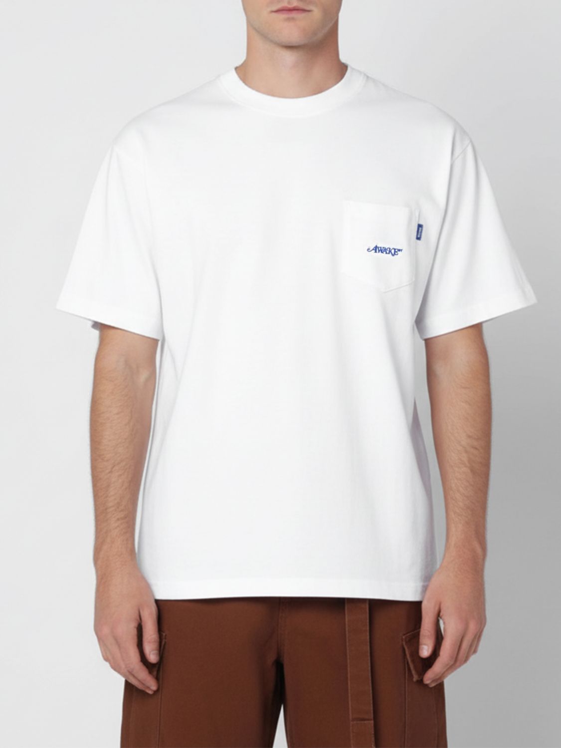 Awake Ny Classic Logo Pocket T-shirt In Purple