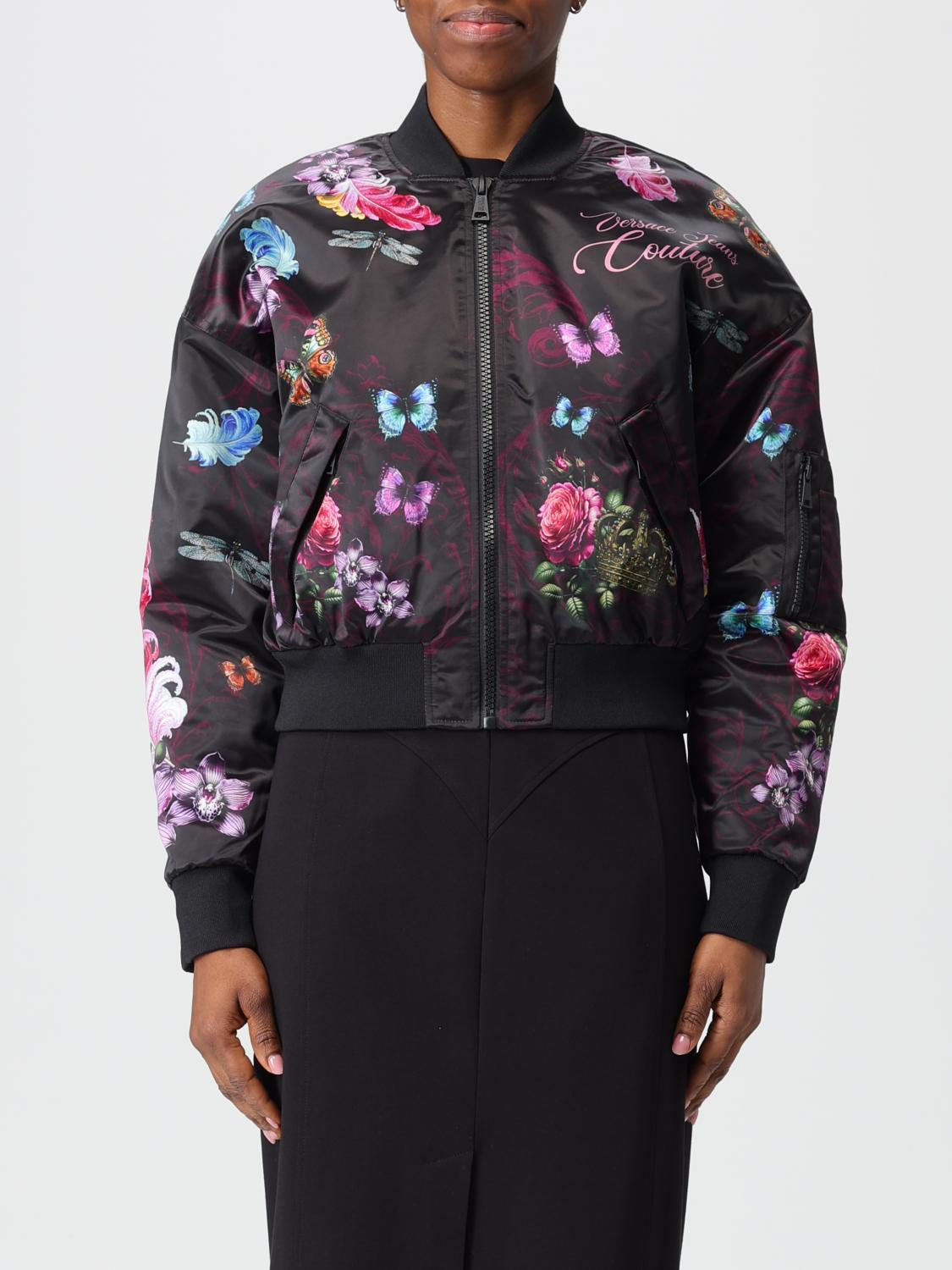 Versace Jeans Couture Blazer  Woman Color Multicolor In Black