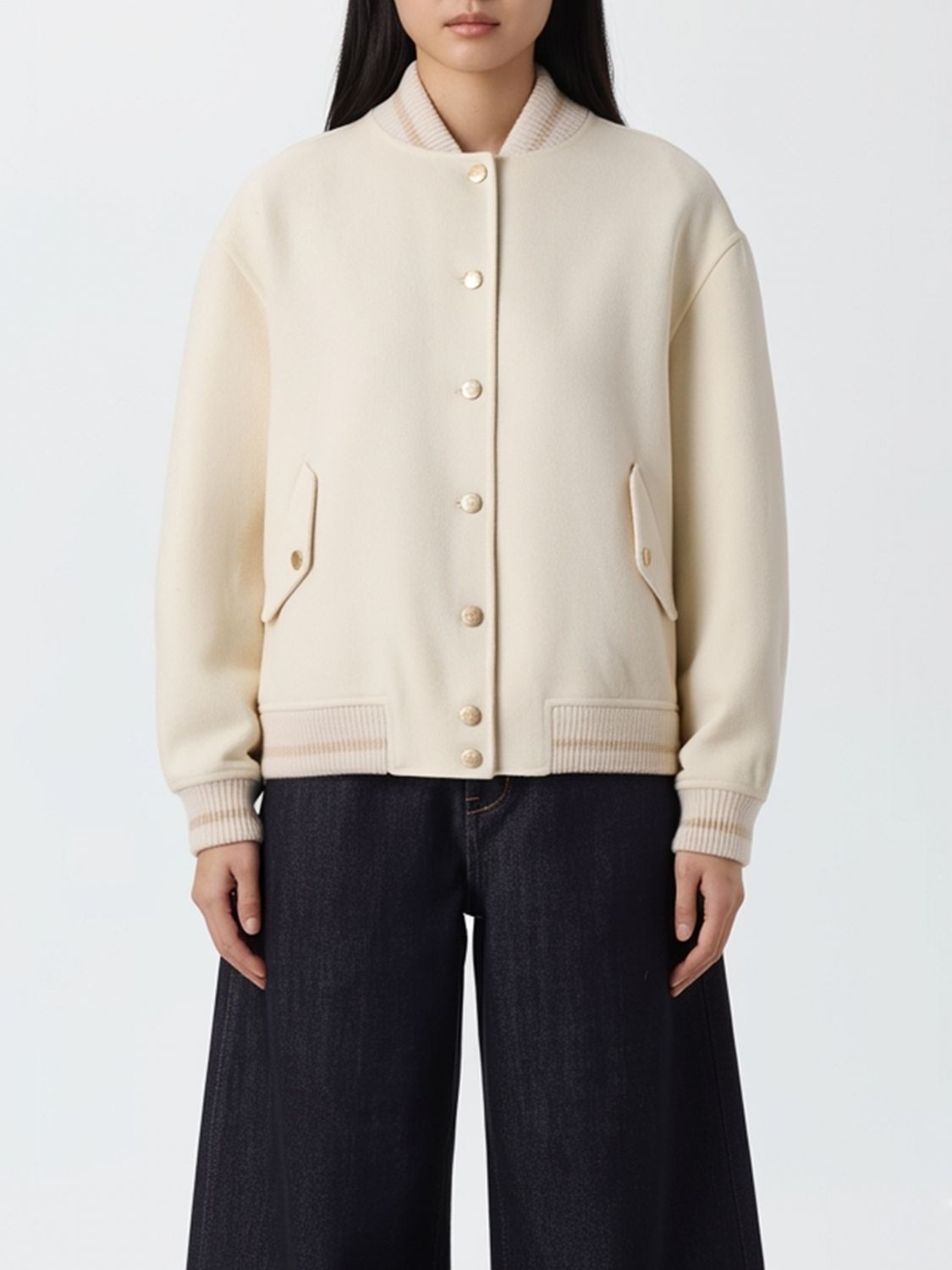 Eleventy Blazer Woman Color White In Neutral