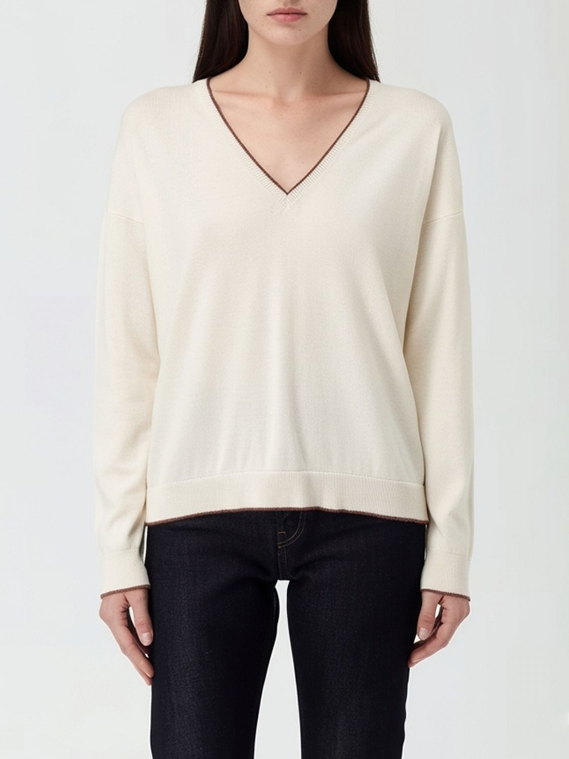 Eleventy Sweater Woman Color White