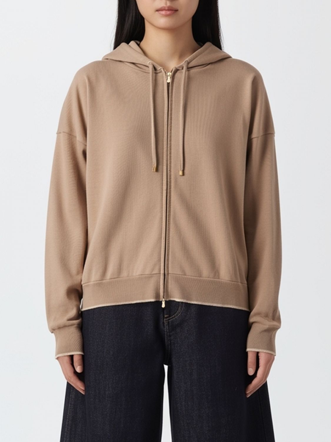 Eleventy Sweater  Woman Color Beige In Brown