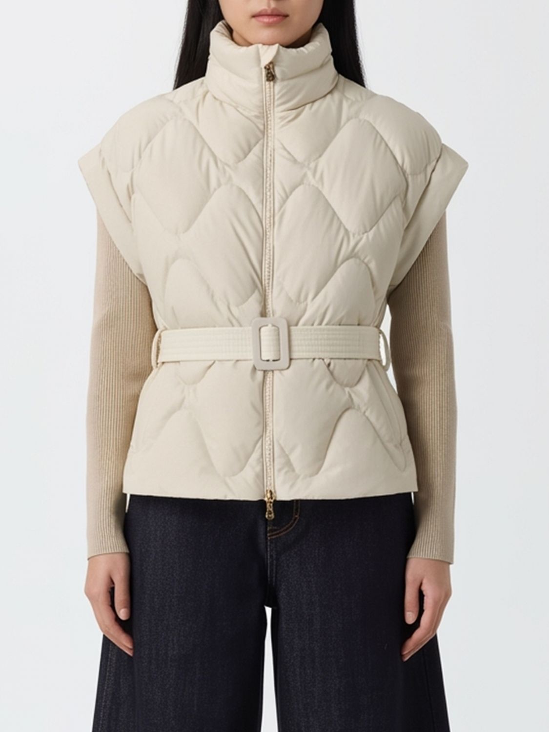 Eleventy Waistcoat Woman Color White