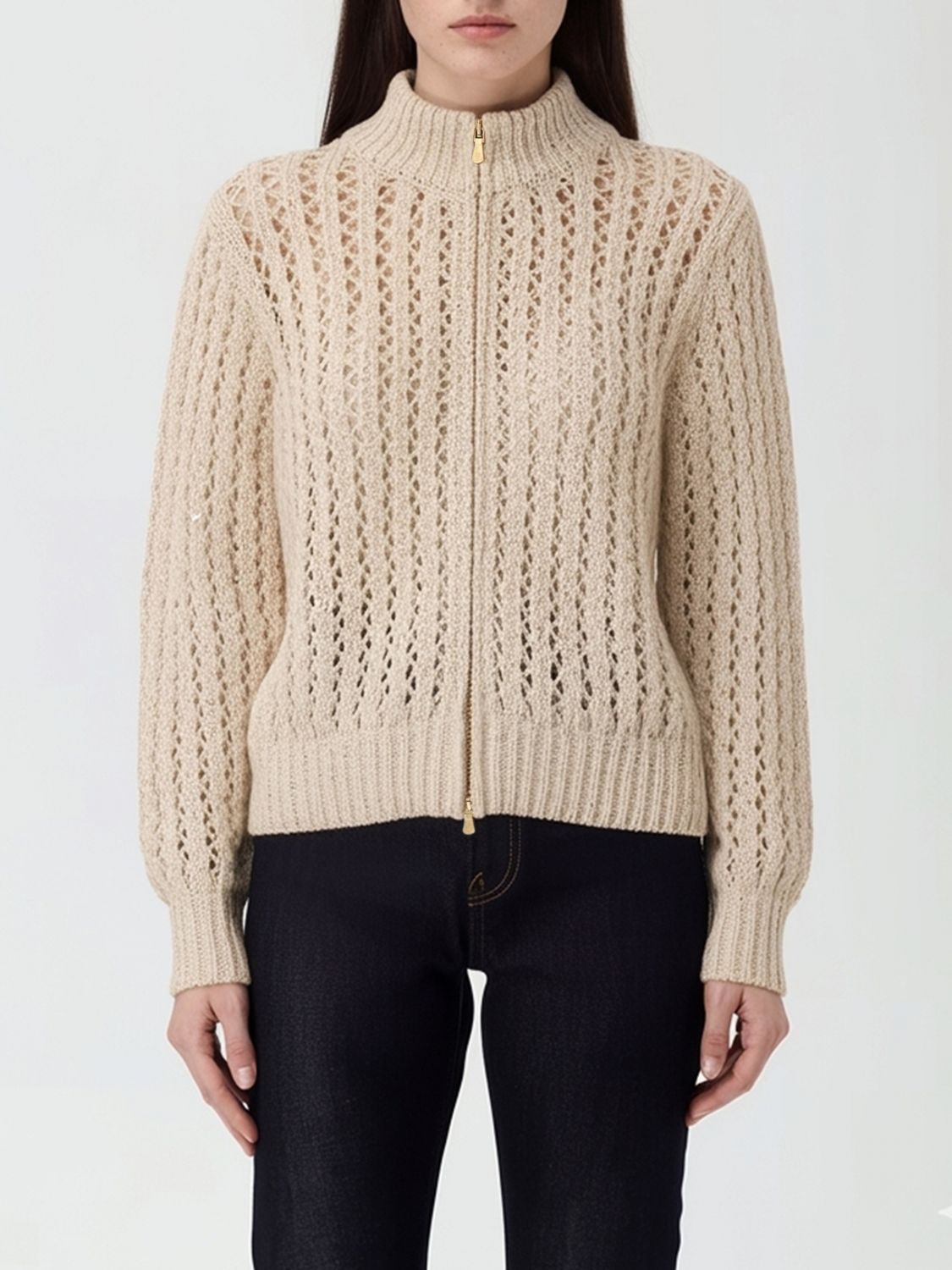 Eleventy Sweater Woman Color Beige In Neutral